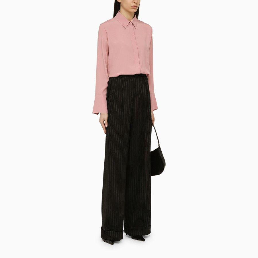 Dolce & Gabbana o1d2blof0824 Wool Trousers in Black Size 28" / US 6 / IT 42 - 2 Thumbnail