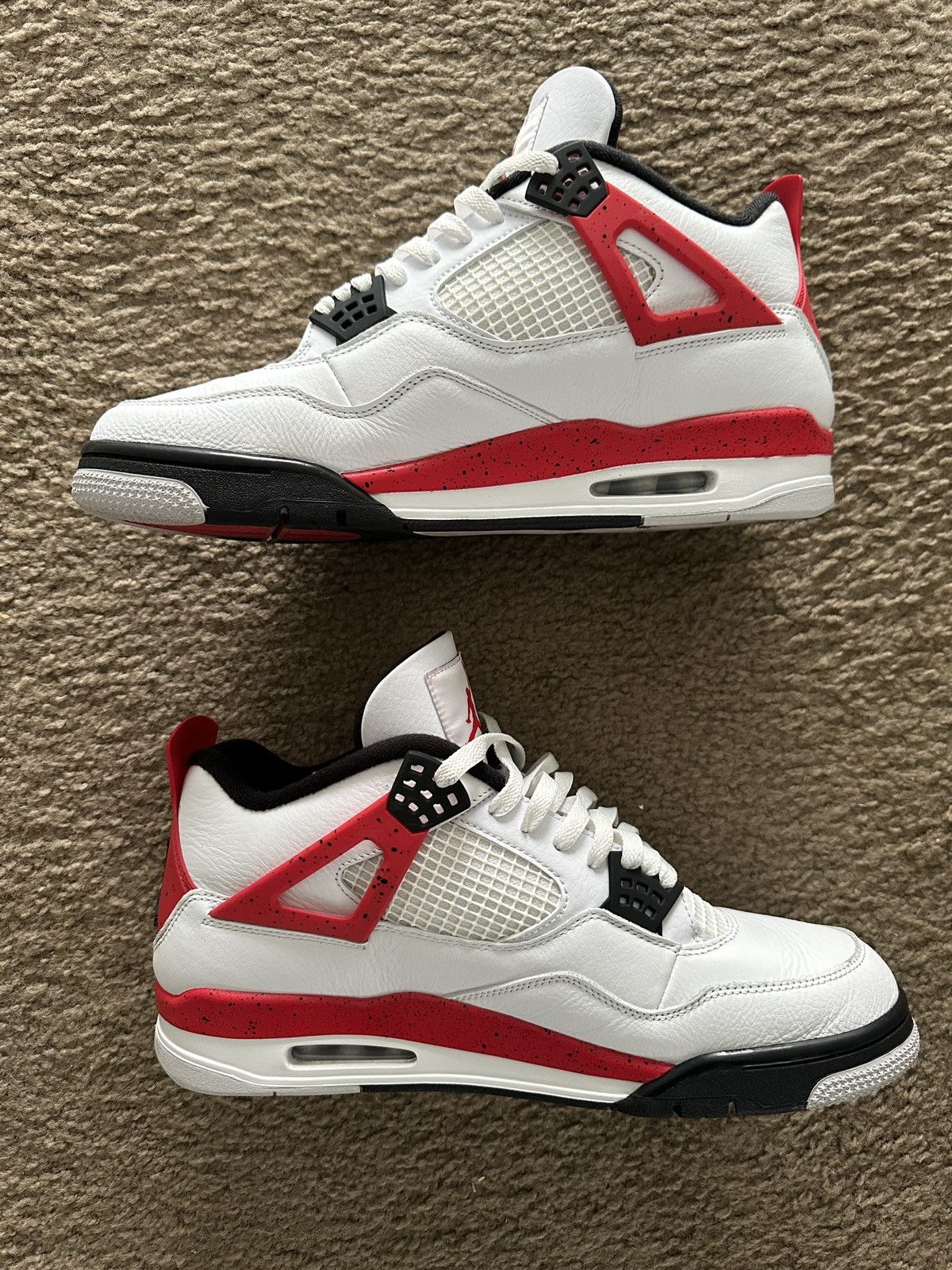 Jordan Brand × Nike Jordan 4 - Red Cement Size US 13 / EU 46 - 2 Thumbnail