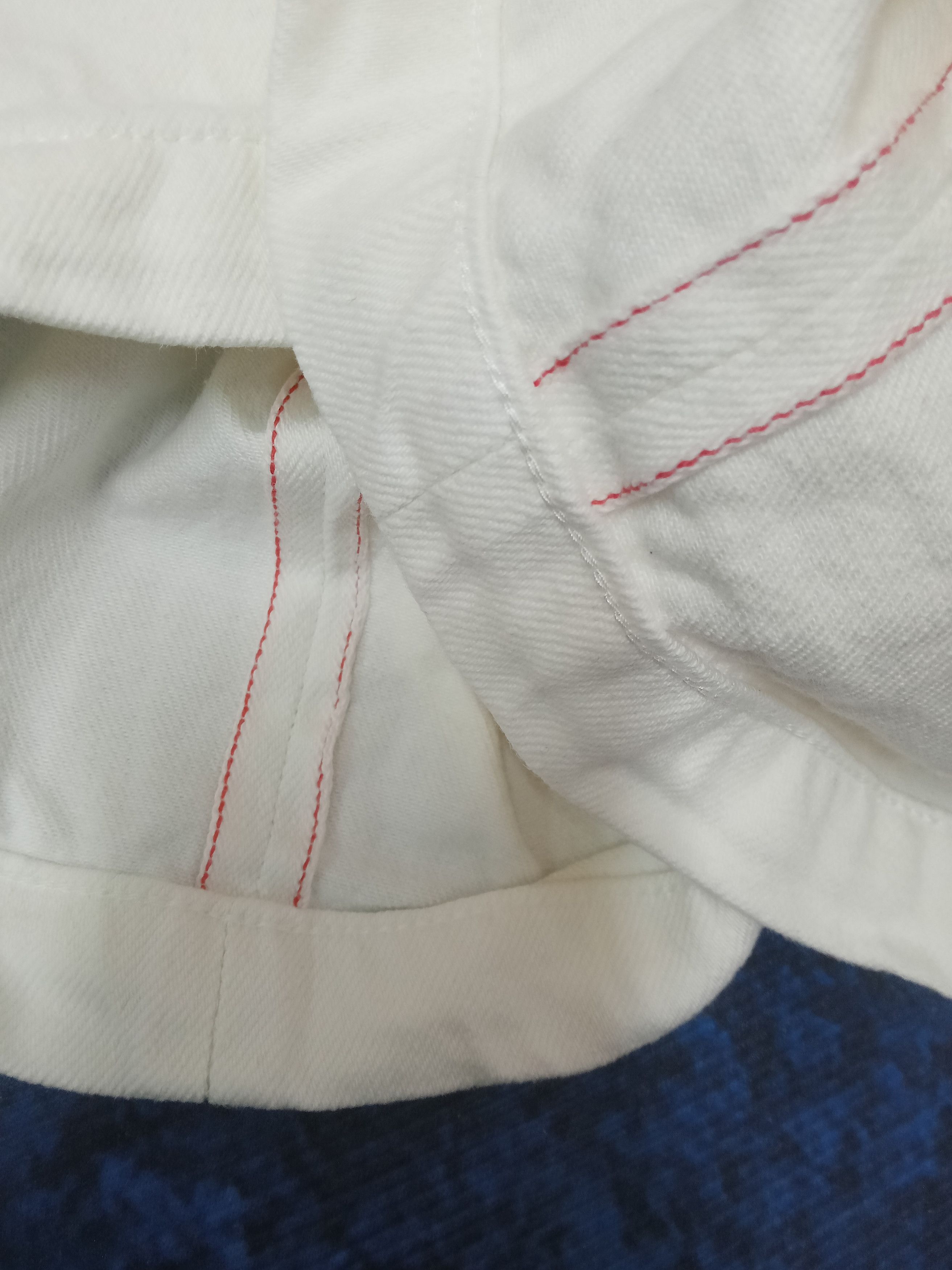 Japanese Brand Joswick New York Pleated Redline Selvedge Baggy Pants Size US 34 / EU 50 - 14 Thumbnail