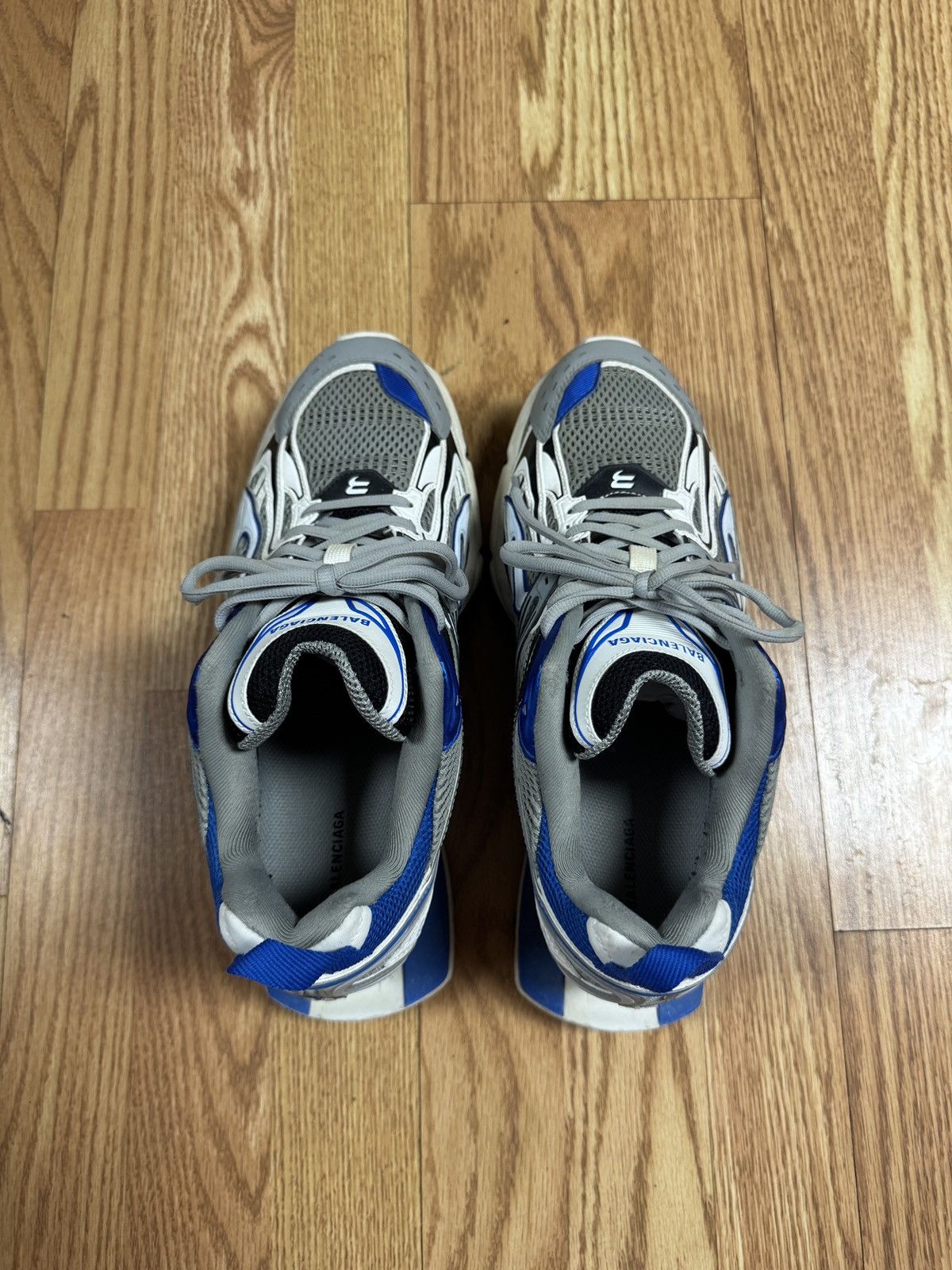 Balenciaga Balenciaga Blue|Silver|White X-Panders Size US 9 / EU 42 - 4 Thumbnail
