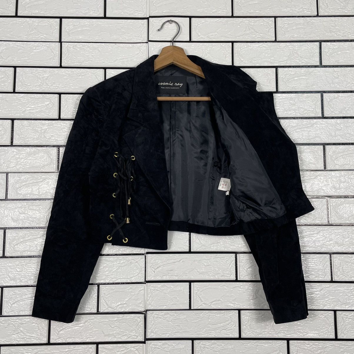 Japanese Brand Cosmic Ray Crop Jacket Size S / US 4 / IT 40 - 9 Thumbnail