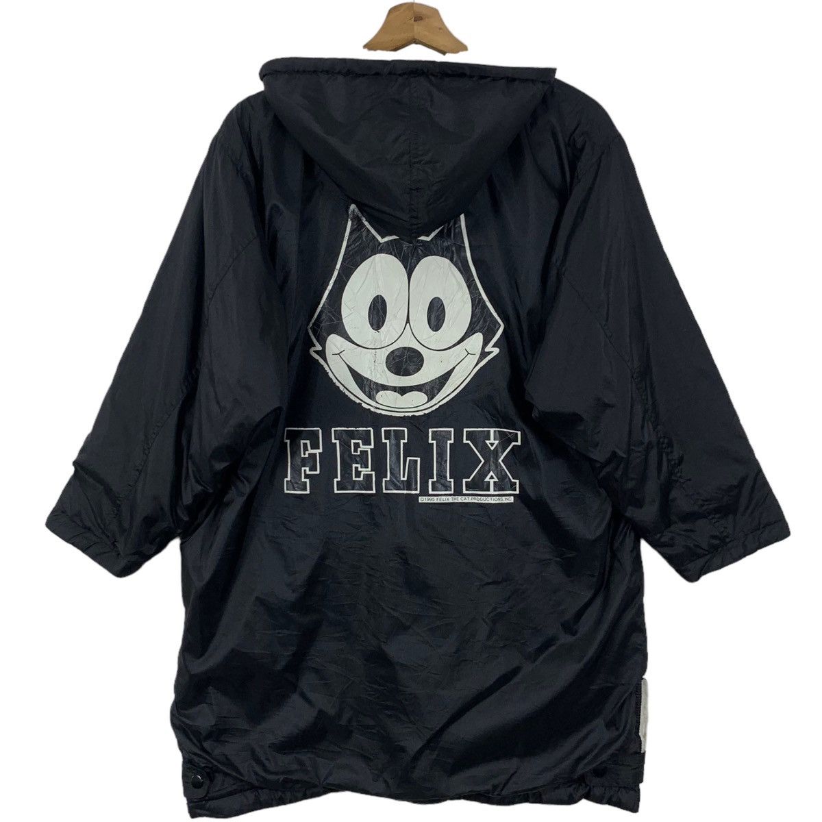 Vtg 1995 FELIX THE CAT World Famous Cartoon Parka Jacket