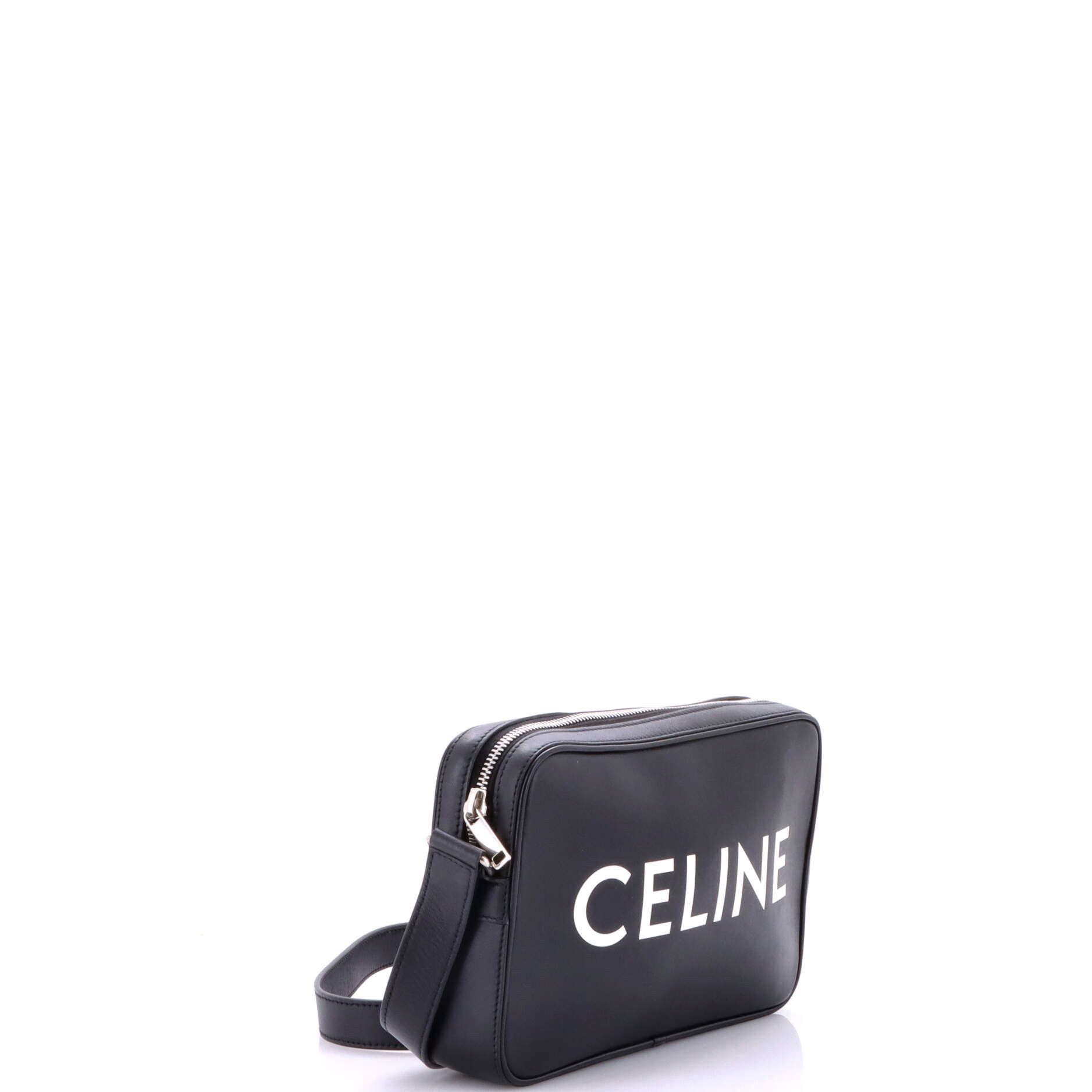Celine Logo Messenger Bag Leather Small Size ONE SIZE - 1 Thumbnail