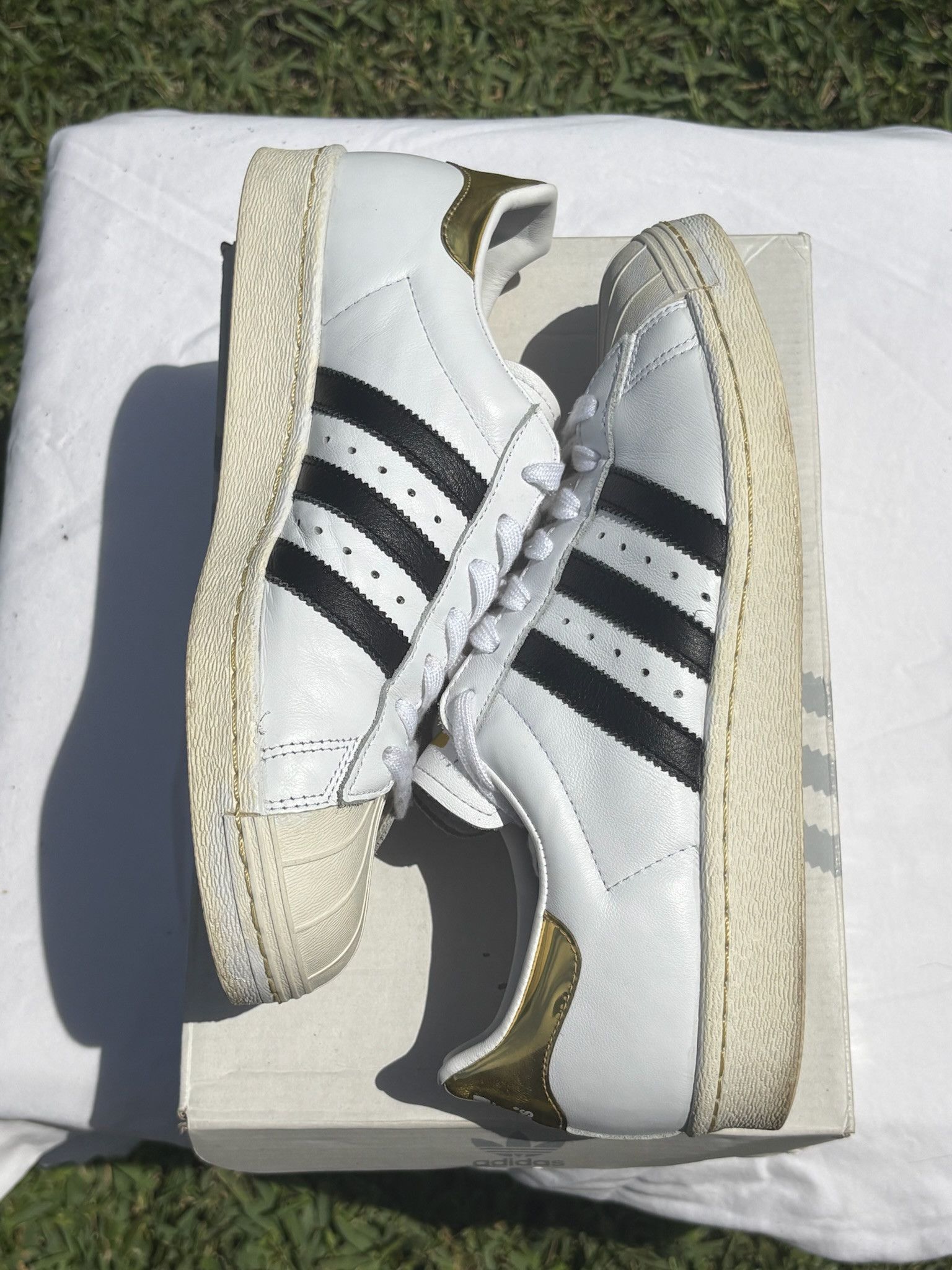 Adidas Adidas old Heel Superstar Size US 8.5 / EU 41-42 - 2 Thumbnail