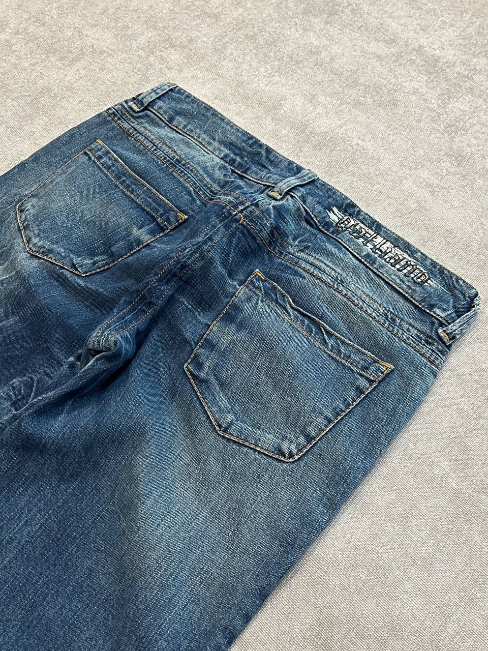 John Galliano John Galliano Jeans Pants Logo Light Blue Straight Mid Rise Size 32" / US 10 / IT 46 - 8 Thumbnail
