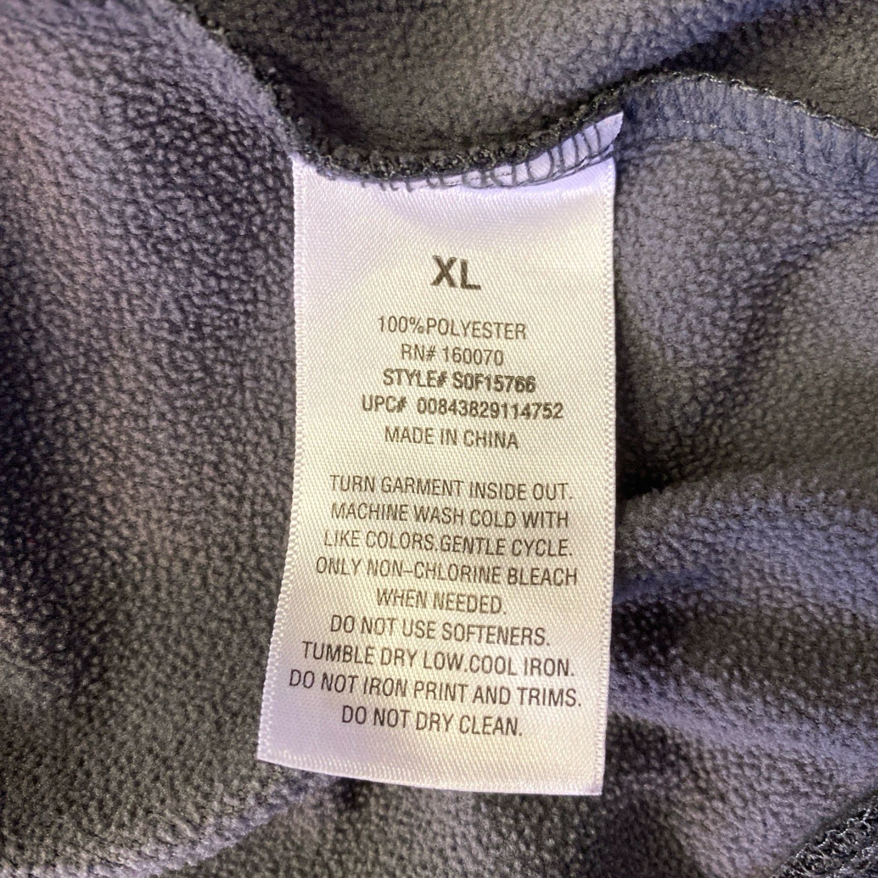 Logo 7 Vortex Hoodie Mens XL Gray Pullover Long Sleeve Logo Polyester Sweatshirt Size US XL / EU 56 / 4 - 5 Thumbnail
