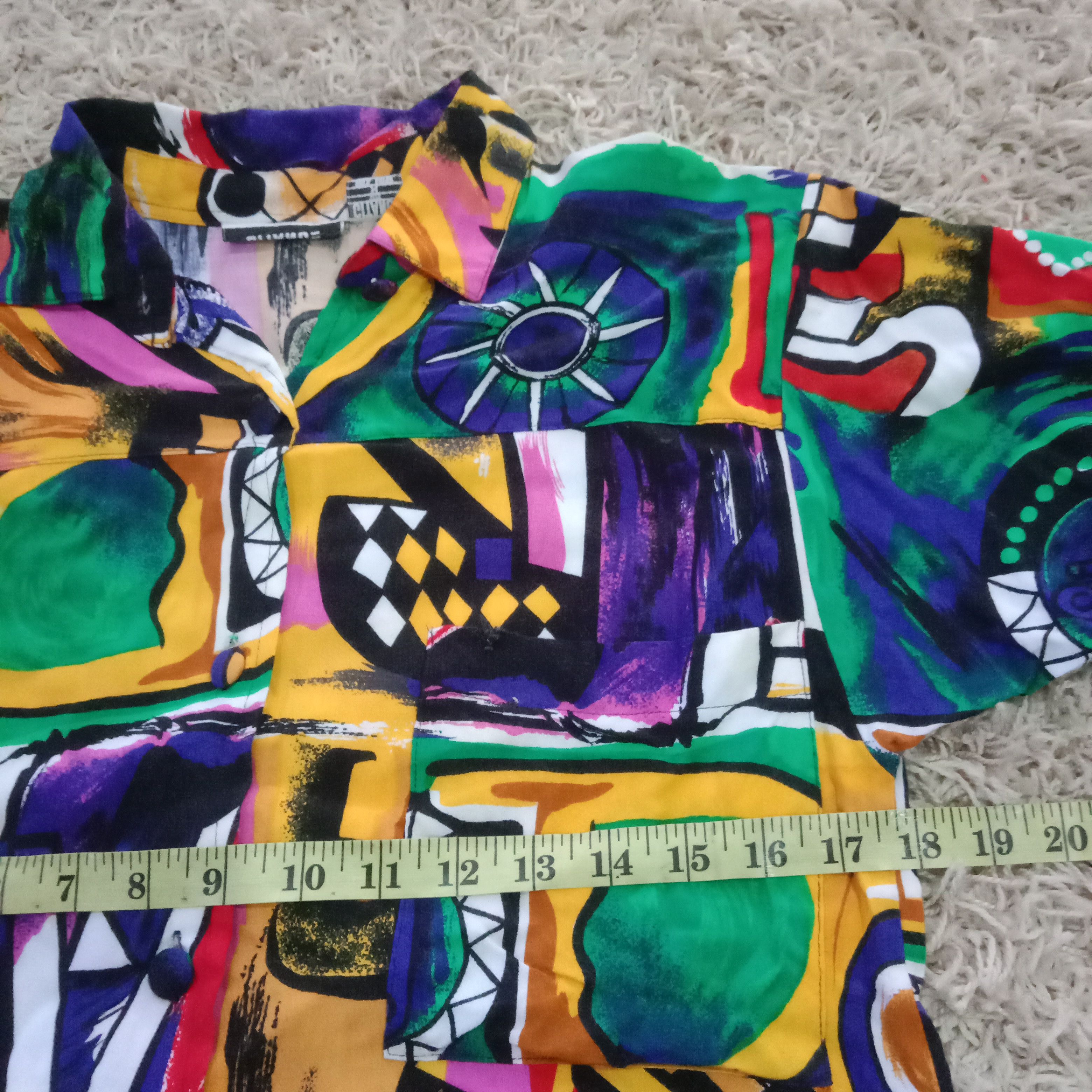 Designer × Vintage Hawaii gitano rayon colourfull Size M / US 6-8 / IT 42-44 - 3 Thumbnail