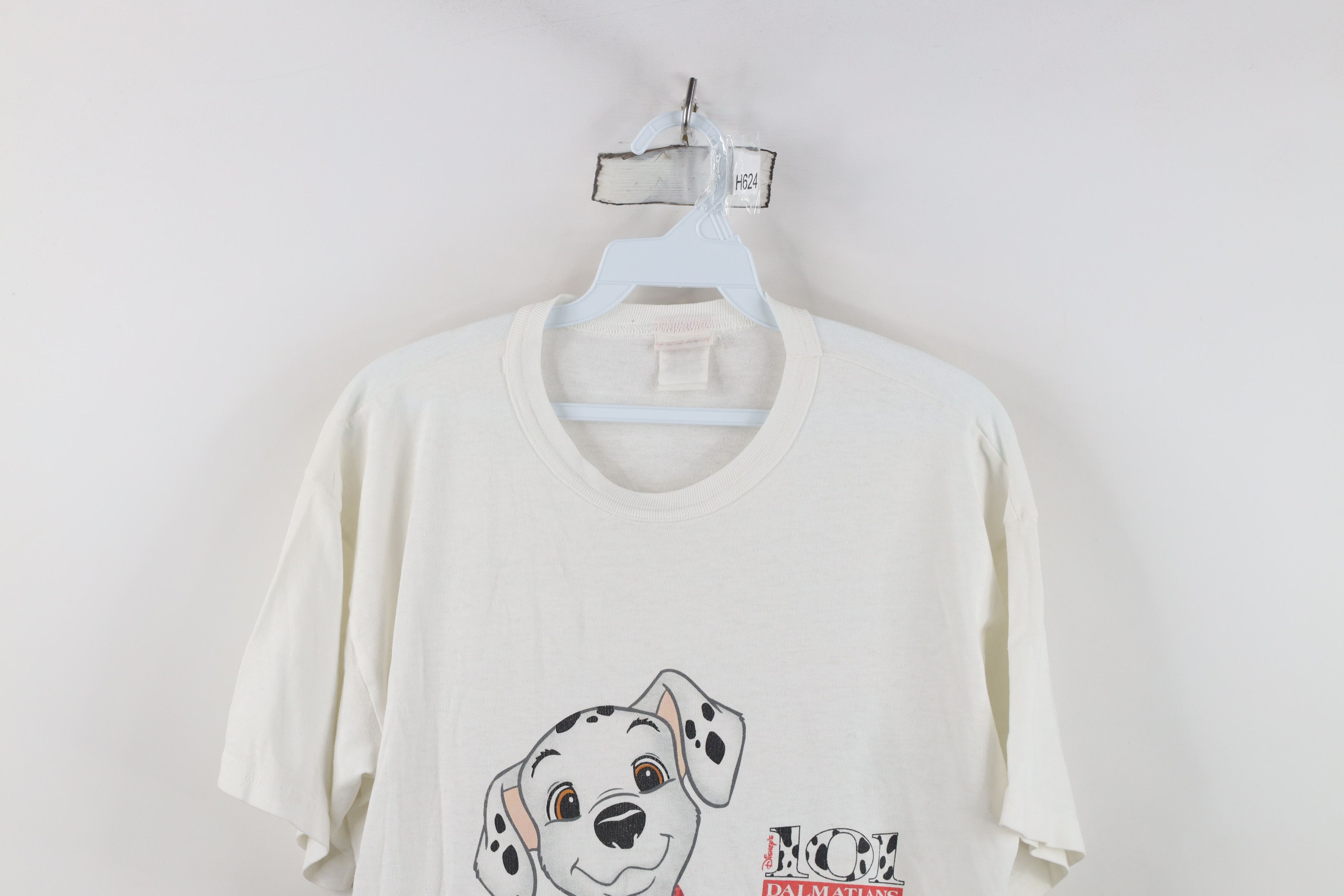 Vintage Vintage 90s Disney Spell Out 101 Dalmatians T-Shirt Size M / US 6-8 / IT 42-44 - 2 Thumbnail