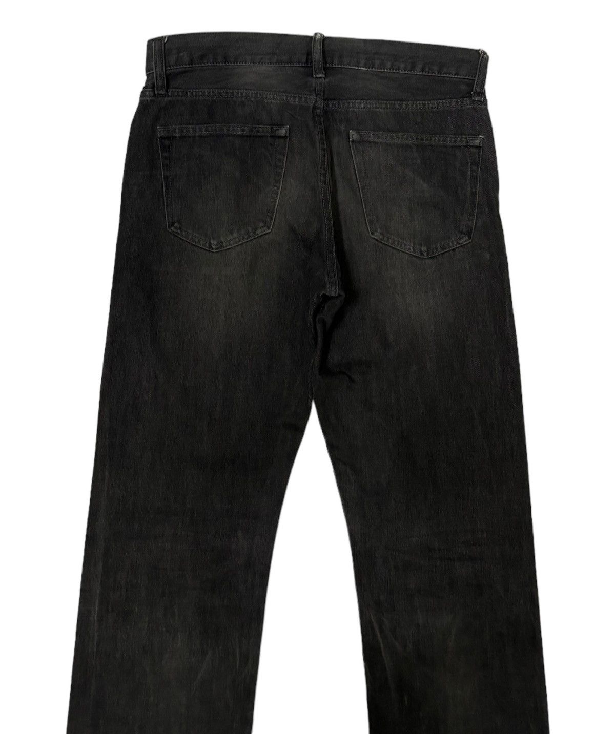 Undercover × Uniqlo 🔥UNIQLO JAPAN SELVEDGE DISTRESSED BLACK DENIM JEANS Size US 32 / EU 48 - 6 Thumbnail