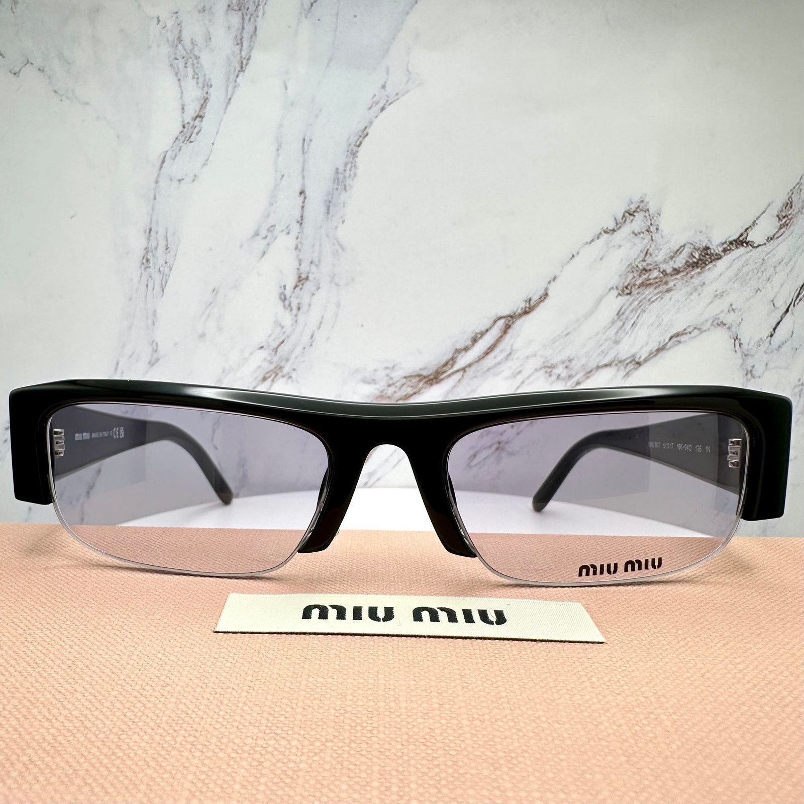 Miu Miu New MIU MIU Vedette Sunglasses Seen on Kylie Jenner MU B07S Size ONE SIZE - 8 Thumbnail