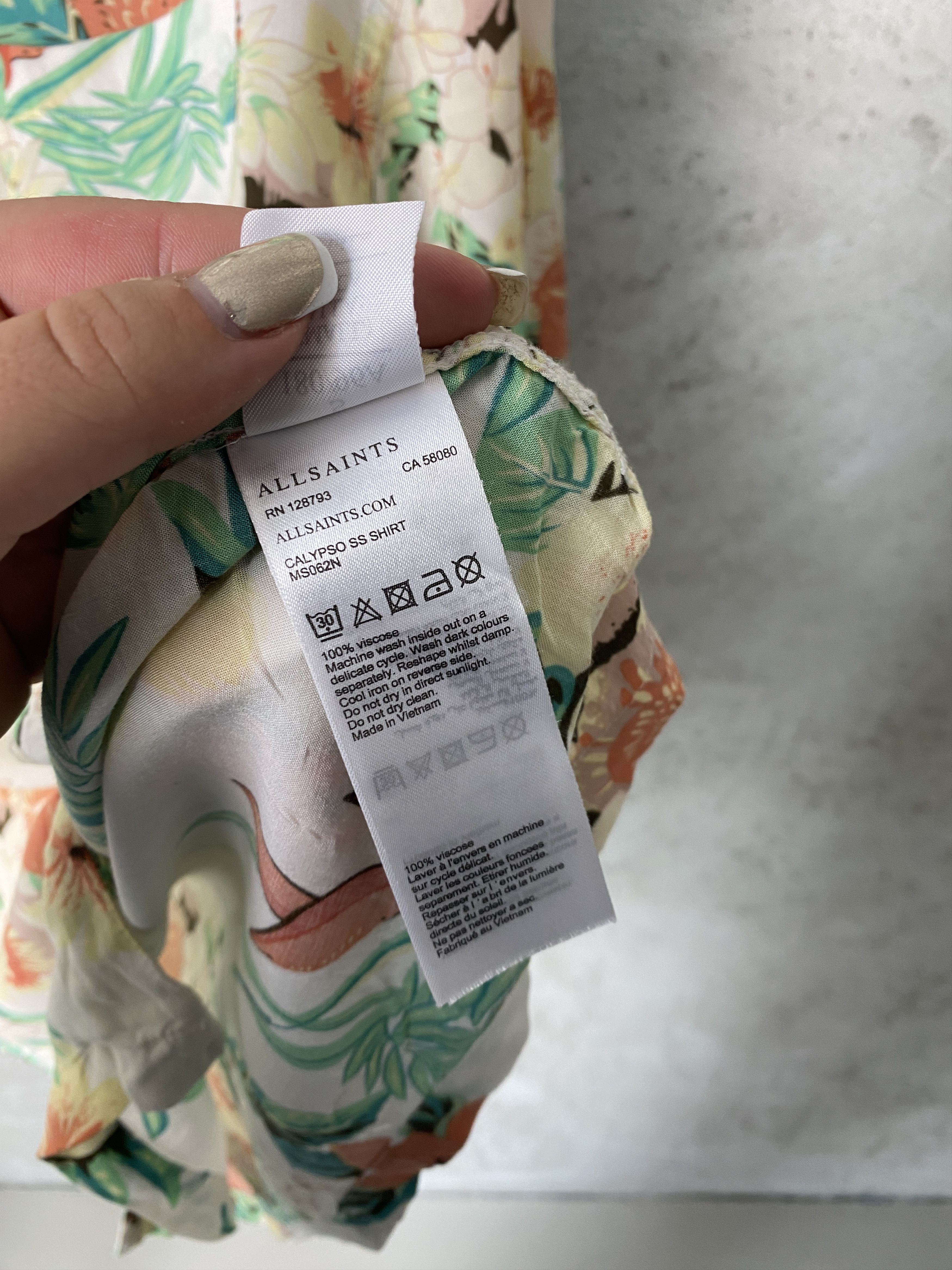 Allsaints Allsaints Calypso SS Shirt viscose hawaiian Size US S / EU 44-46 / 1 - 5 Thumbnail
