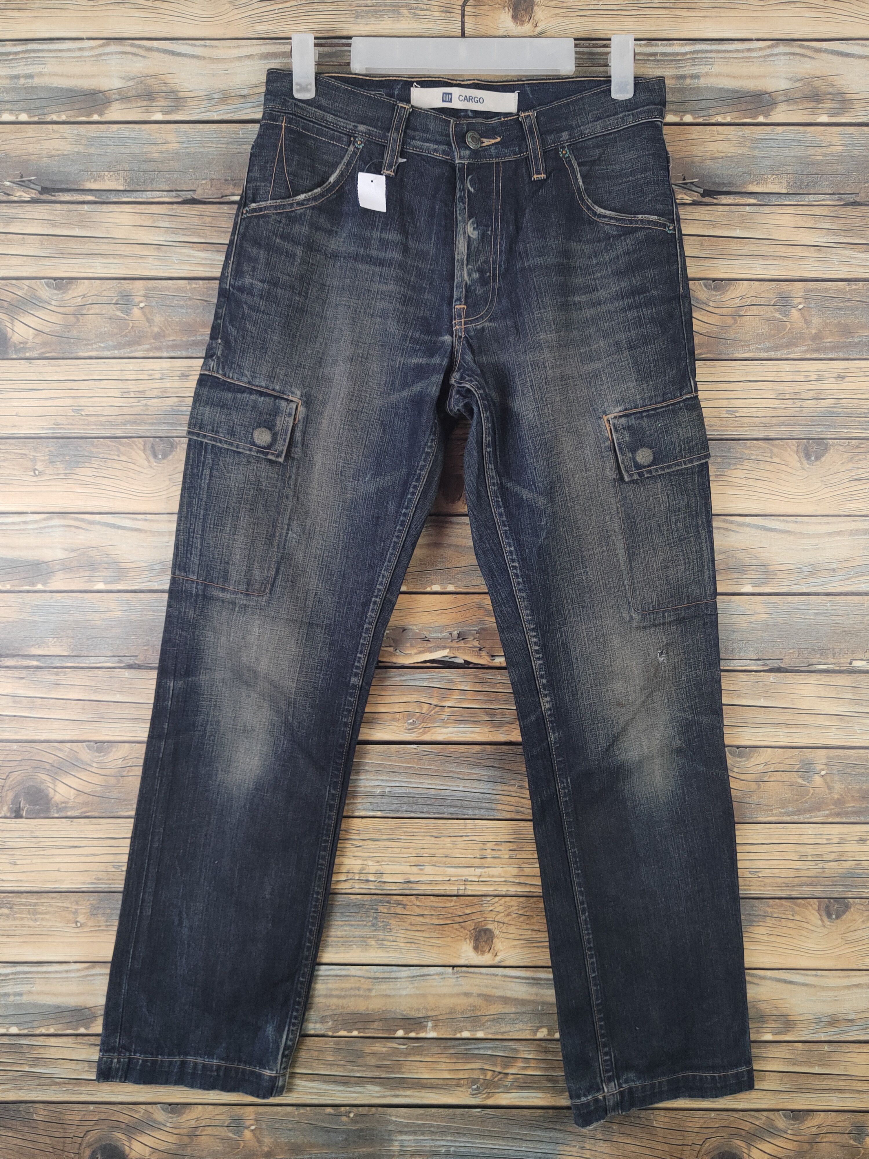 DL Gap Dark Blue Distressed Ripped Jeans #1861
