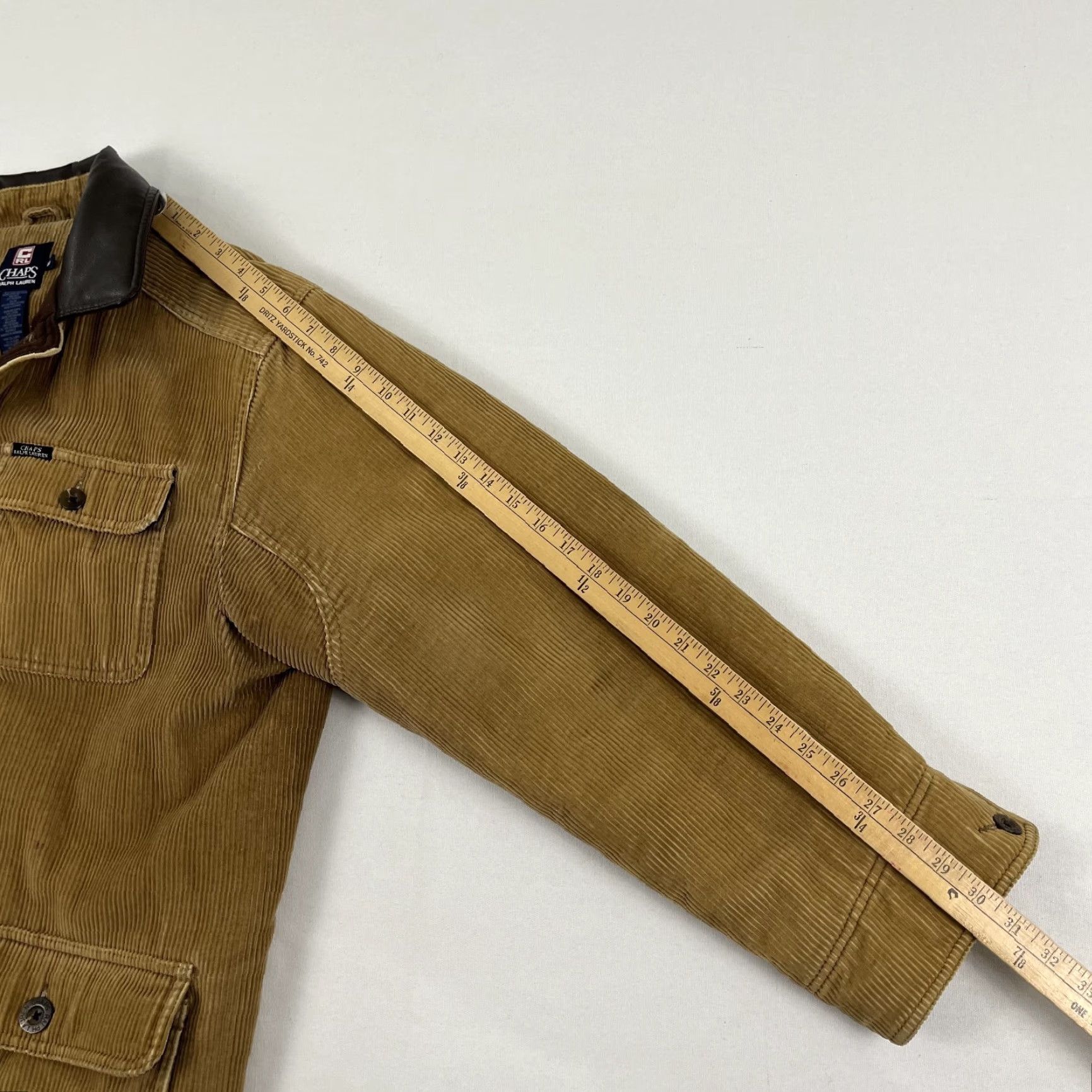 Chaps VTG Chaps Ralph Lauren Jacket Mens Medium Brown Corduroy Barn Chore Field Coat Size US M / EU 48-50 / 2 - 6 Thumbnail
