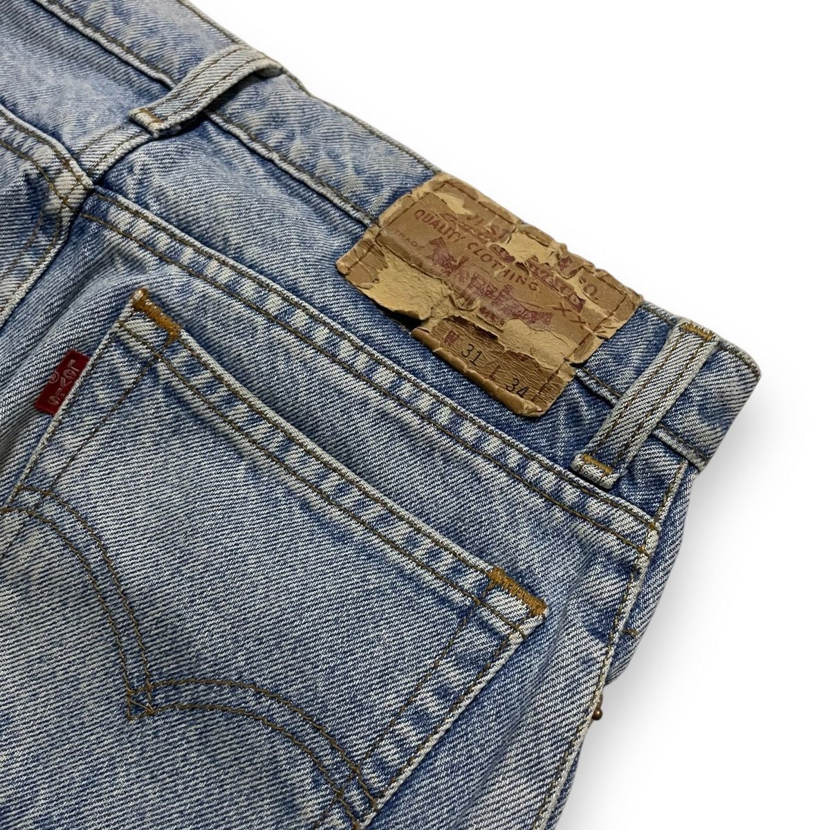 Levi's ORIGINAL BLUE DENIM LEVIS 505 LOOSE CUTTING (30×35) Size US 30 / EU 46 - 9 Thumbnail