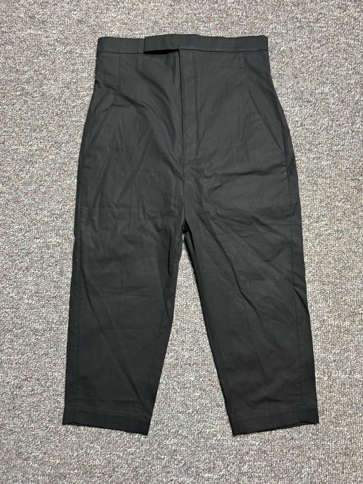 image of Rick Owens Rick Owen’S Trousers Size 56 in Black, Men's