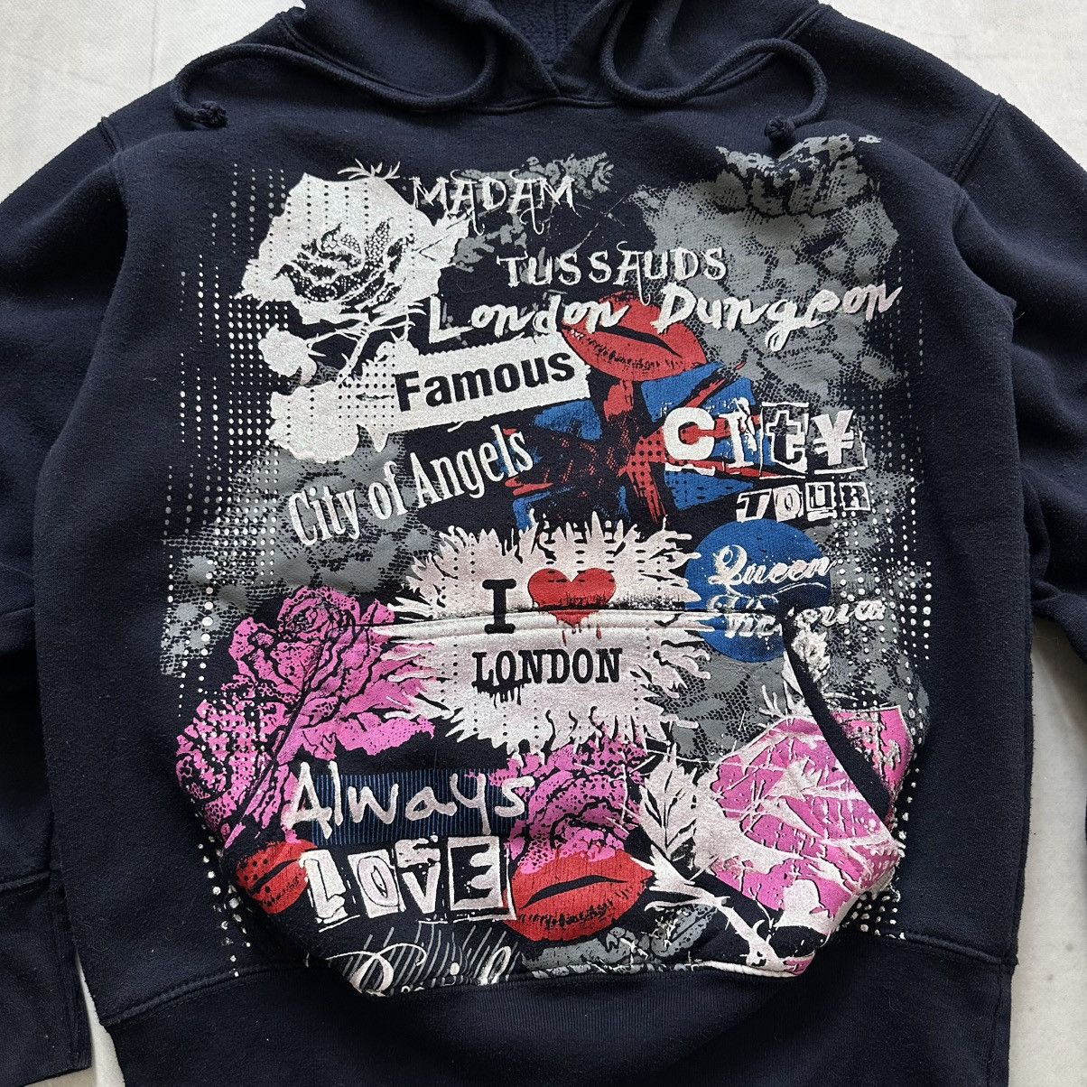 Hysteric Glamour × Undercover Poem London Punk British Hoodie Vivienne Westwood Vibe Size M / US 6-8 / IT 42-44 - 3 Thumbnail