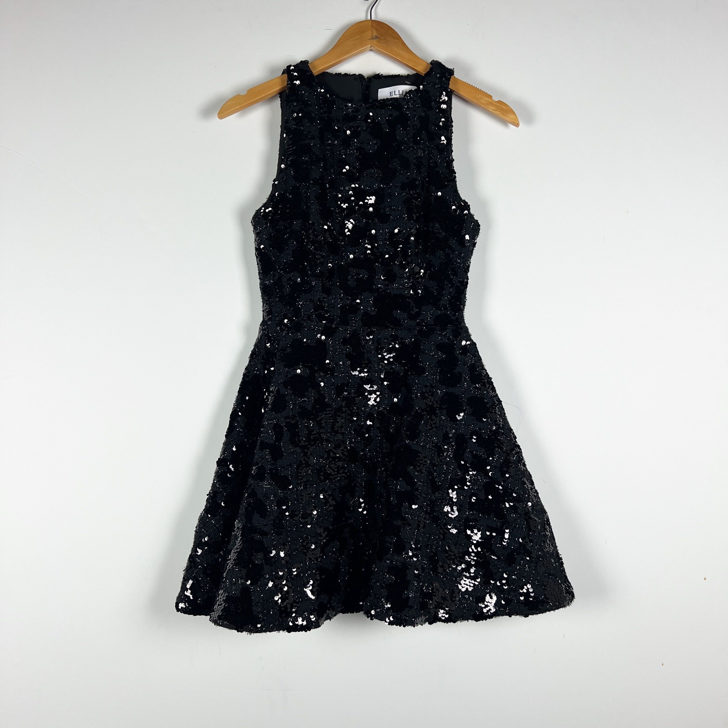 ELLIATT Elliatt Charlene Black Allover Sequin Size XXS / US 00 / IT 34 - 1 Thumbnail