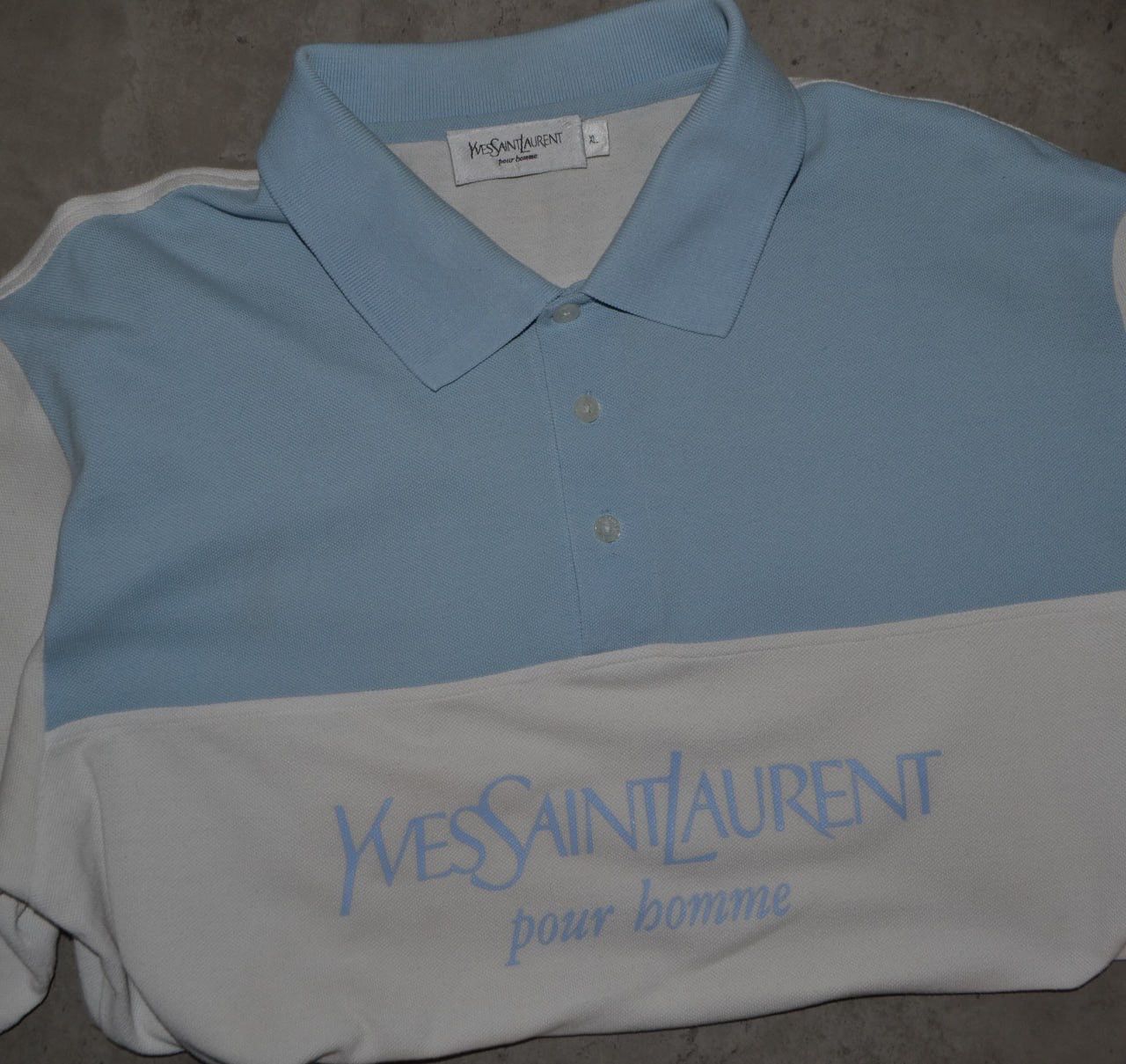 Yves Saint Laurent YVES SAINT LAURENT Polo Shirt - Size XL Size US XL / EU 56 / 4 - 4 Thumbnail