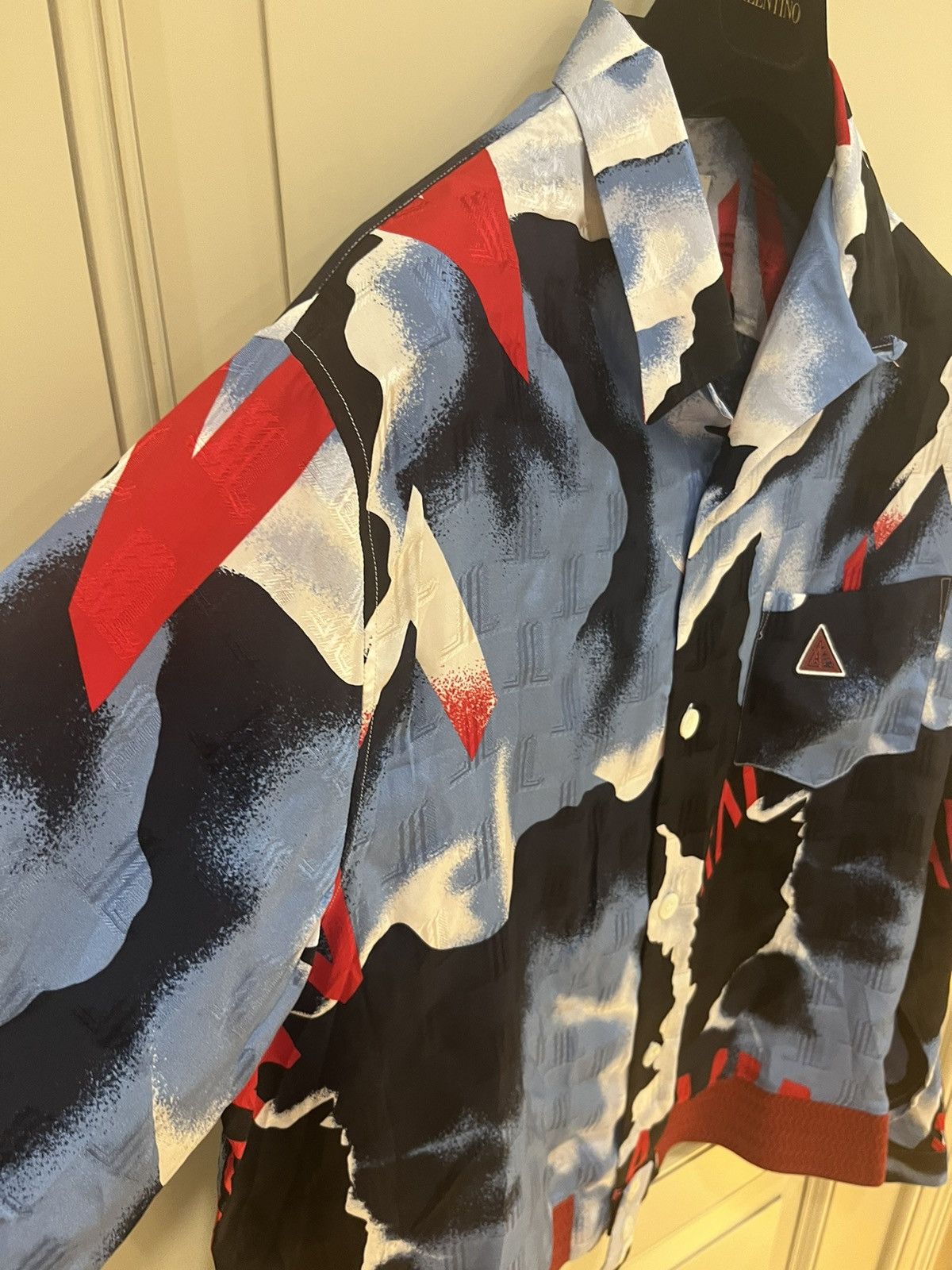 Lanvin silk print shirt collar size40 Size US M / EU 48-50 / 2 - 13 Thumbnail