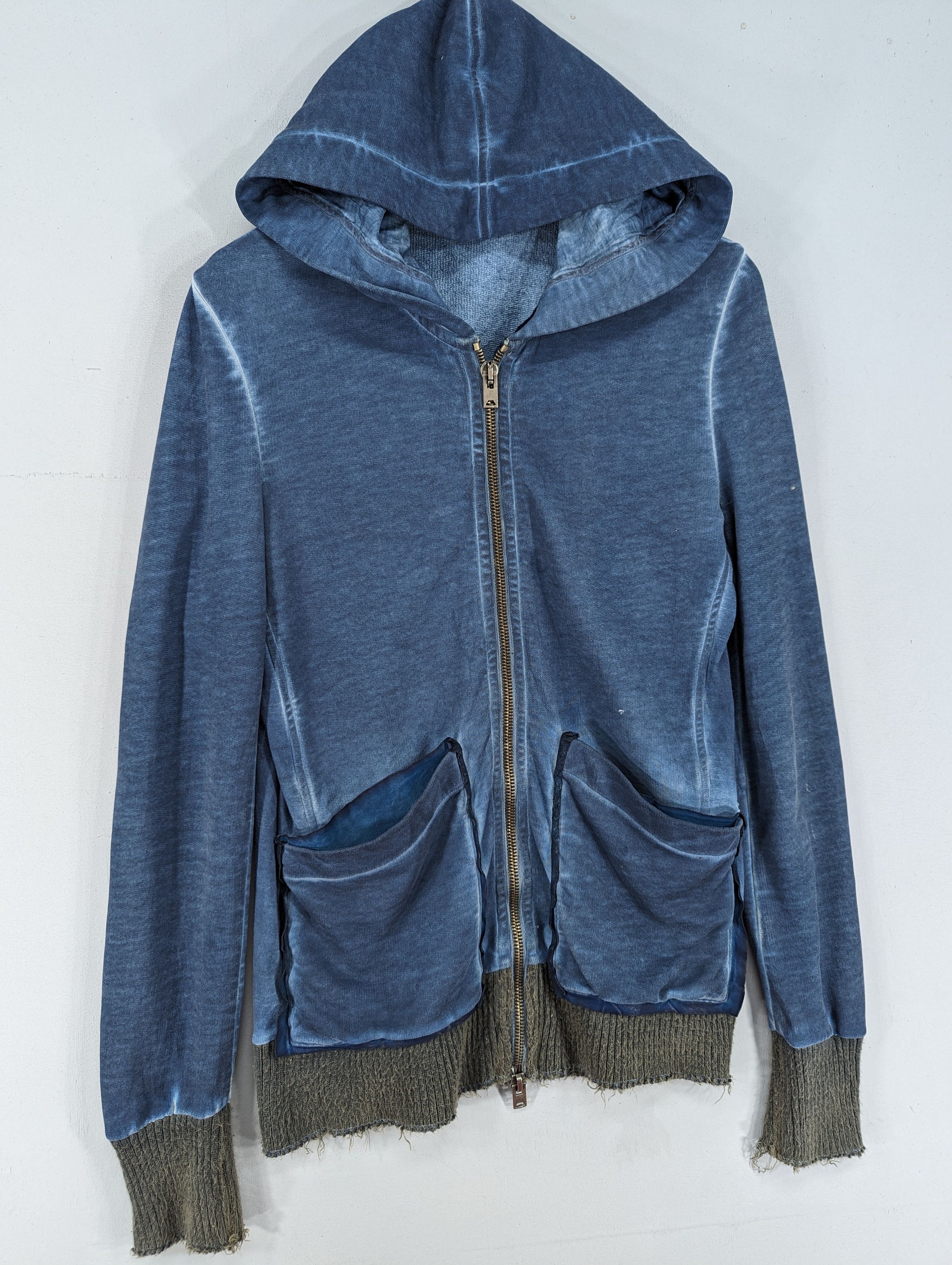 Giorgio Brato WLG By Giorgio Brato Distressed Hoodie Zipper Size US S / EU 44-46 / 1 - 3 Thumbnail