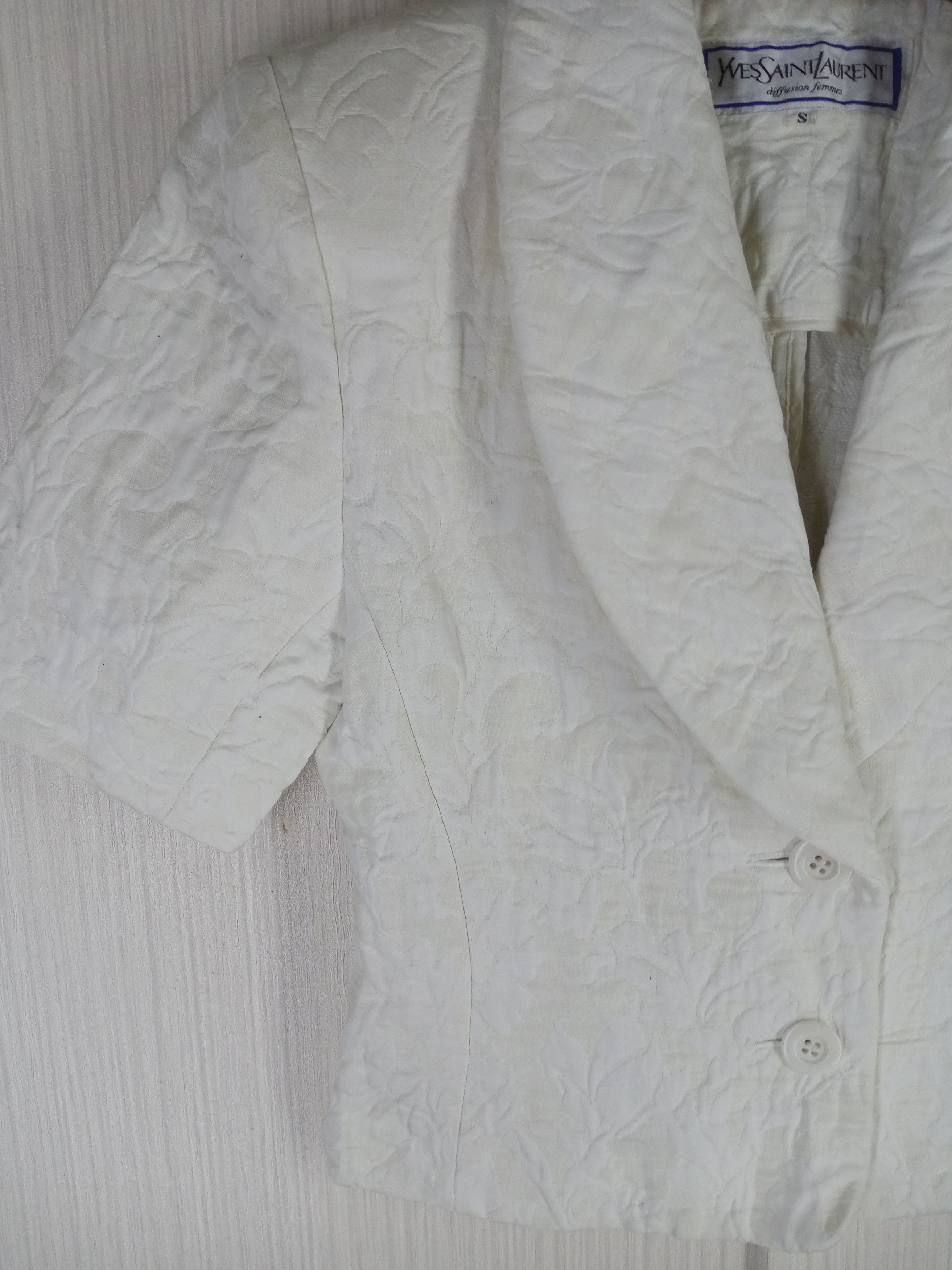 Yves Saint Laurent Vintage Yves Saint Laurent Diffusion Femmes Blazer Size S / US 4 / IT 40 - 7 Thumbnail