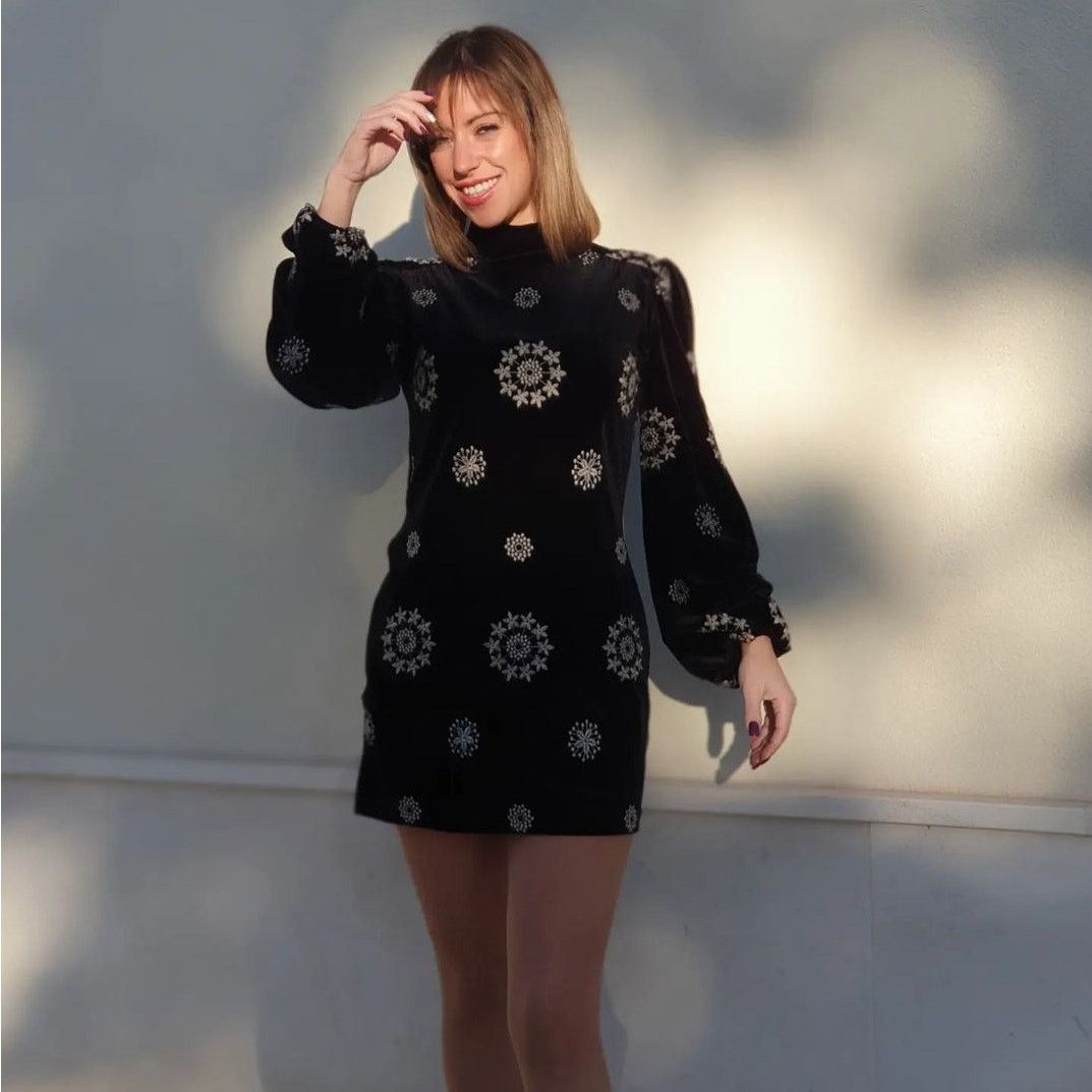 Zara ZARA Black Puff Sleeve Mini Dress NWT Size M / US 6-8 / IT 42-44 - 10 Thumbnail