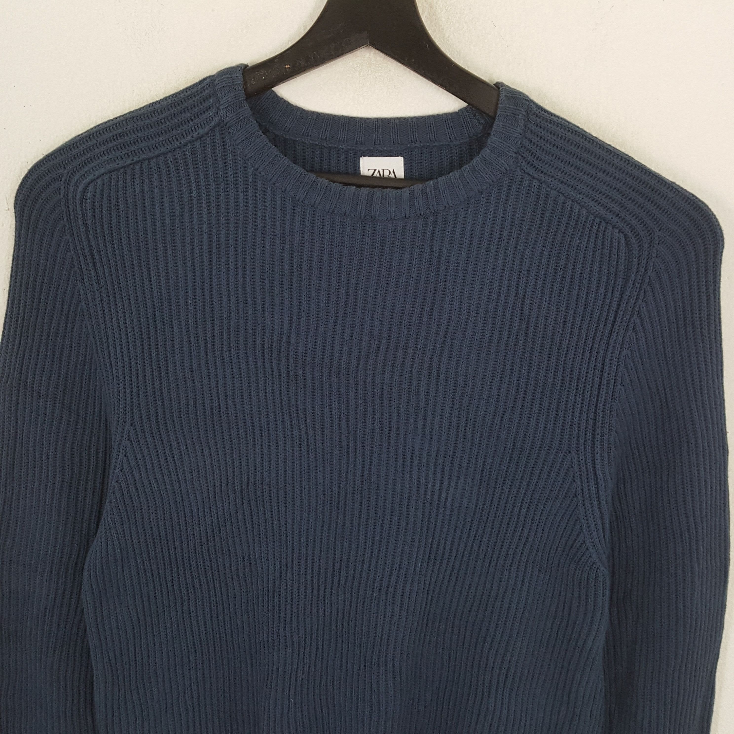 Vintage × Zara ZARA x SKULLS Custom Art Sweater Knitwear Size US S / EU 44-46 / 1 - 4 Thumbnail