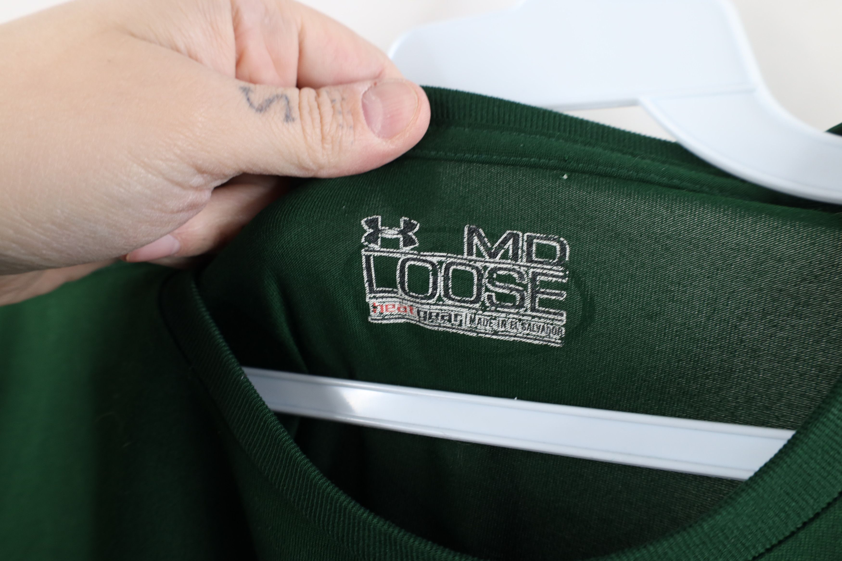 Under Armour × Vintage Under Armour State University Long Sleeve T-Shirt Green Size US M / EU 48-50 / 2 - 7 Thumbnail
