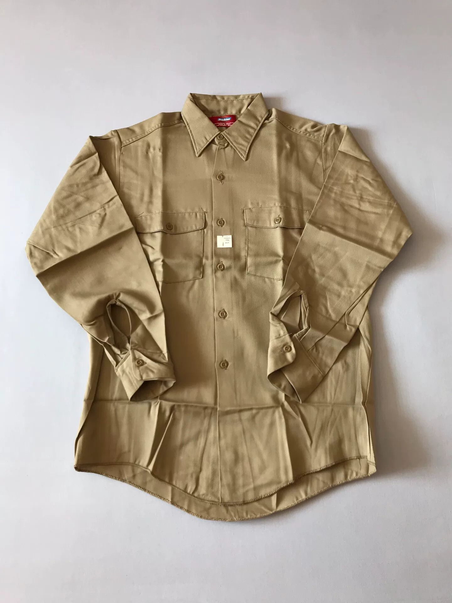 Dickies 80s Dickies 575A Beige Work Shirt Size US M / EU 48-50 / 2 - 1 Thumbnail