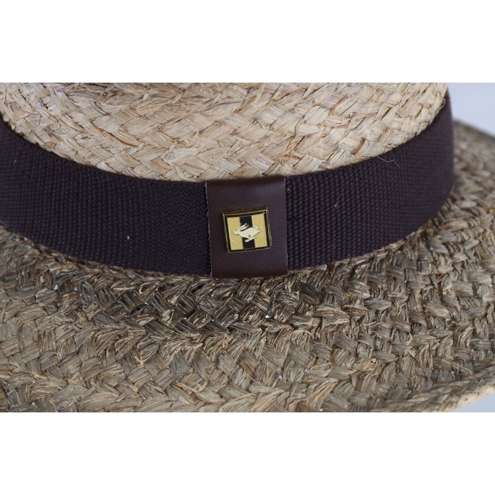 Vintage Vintage Peter Grimm True Character Natural Straw Golfing Hat Size ONE SIZE - 3 Thumbnail