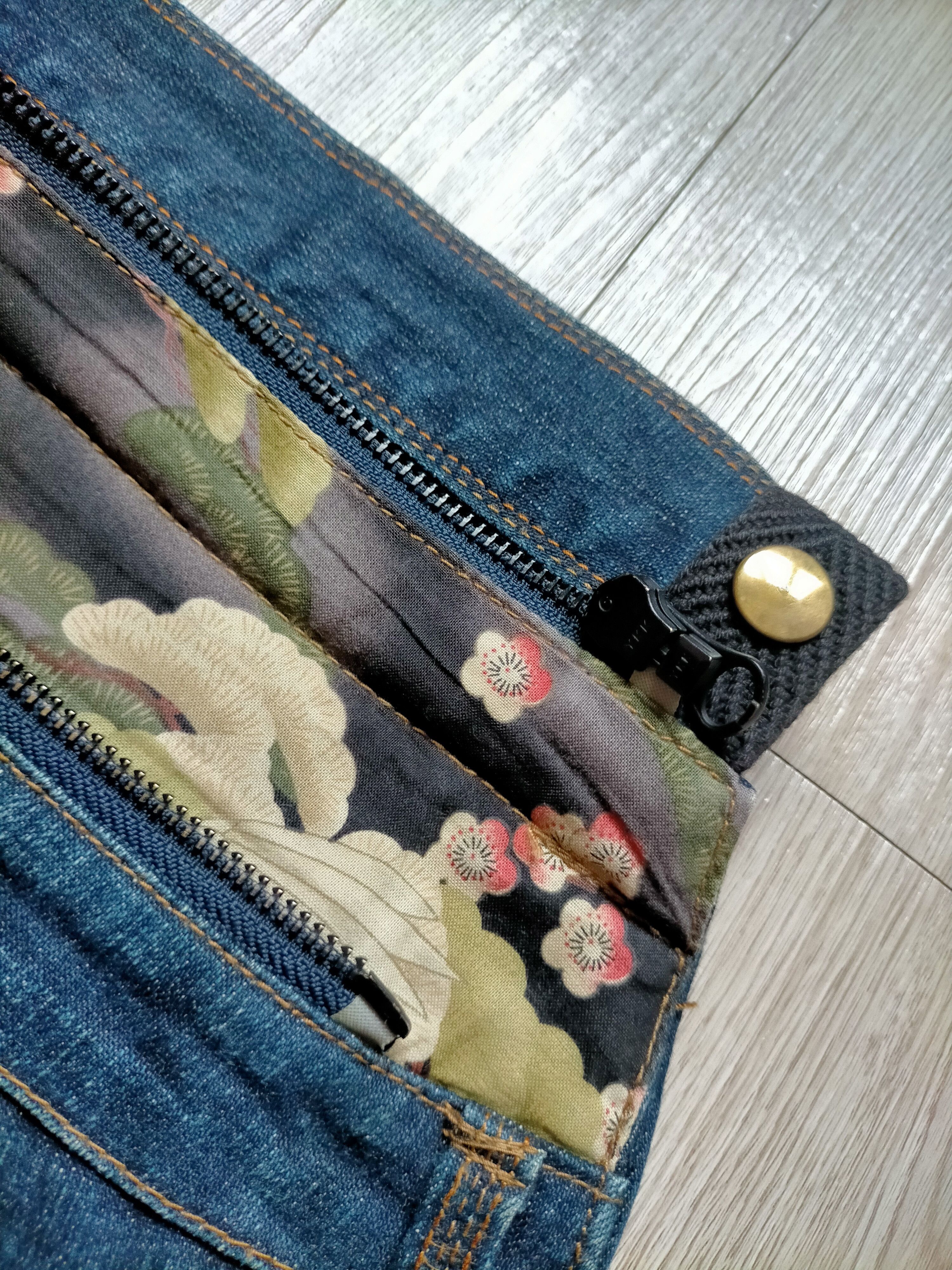 PPFM Vintage PPFM Japan Hidden kimono Zipped Denim pants Size US 32 / EU 48 - 8 Thumbnail