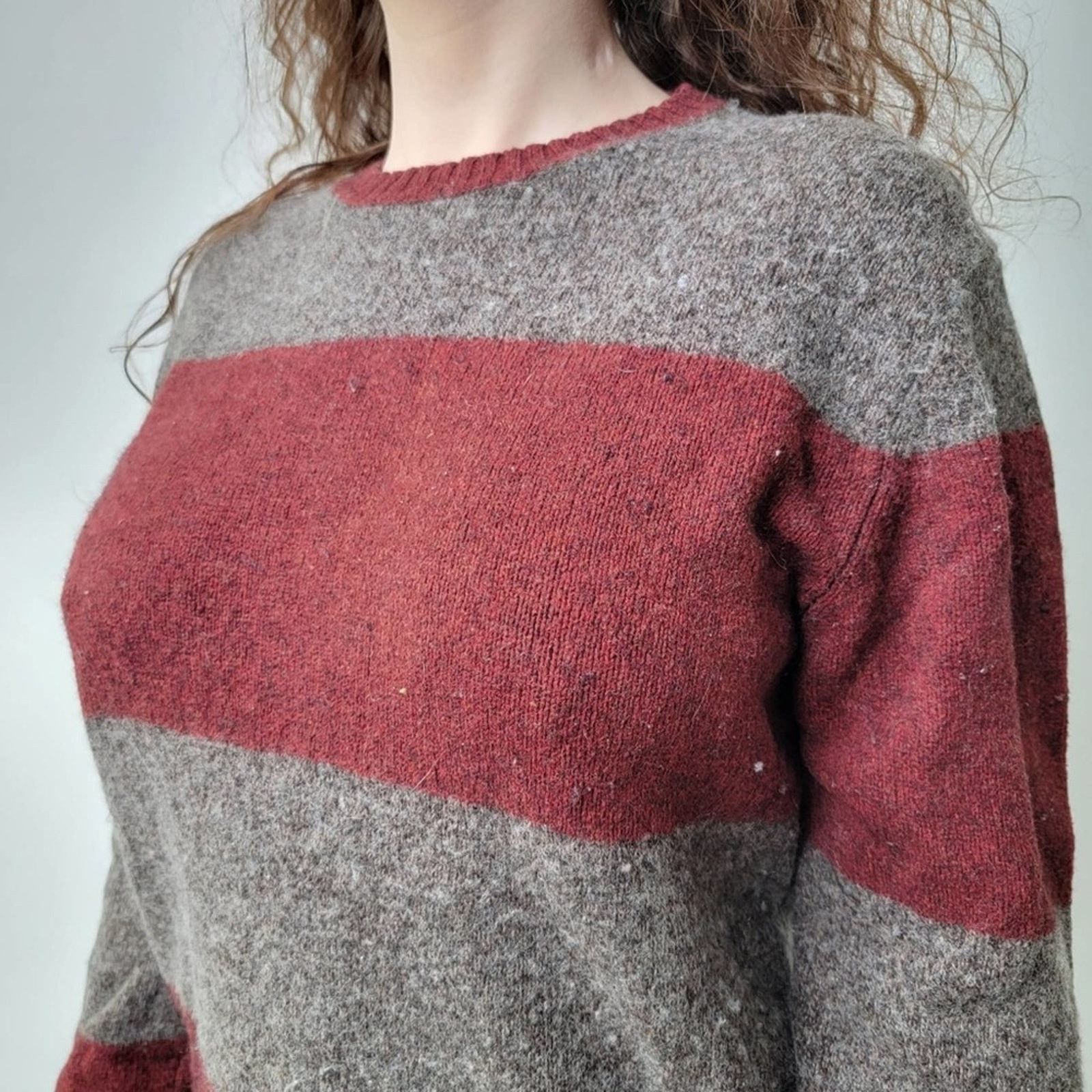 American Eagle Outfitters American Eagle Outfitters Vintage Slim Striped Knit Sweater Size M / US 6-8 / IT 42-44 - 3 Thumbnail