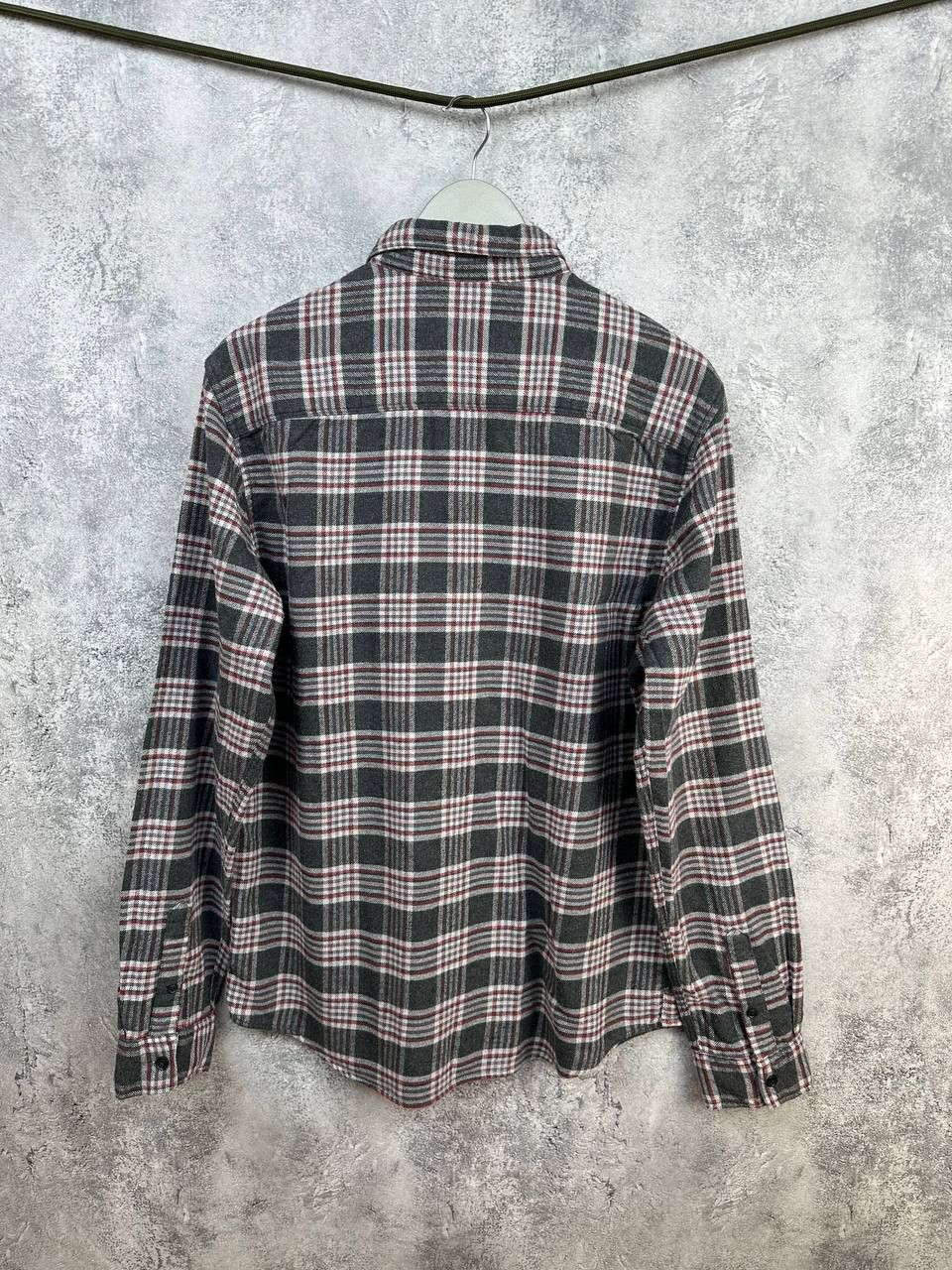 Allsaints AllSaints Gaines Brushed Flannel Shirt Check Ramskull Grunge Size US L / EU 52-54 / 3 - 2 Thumbnail