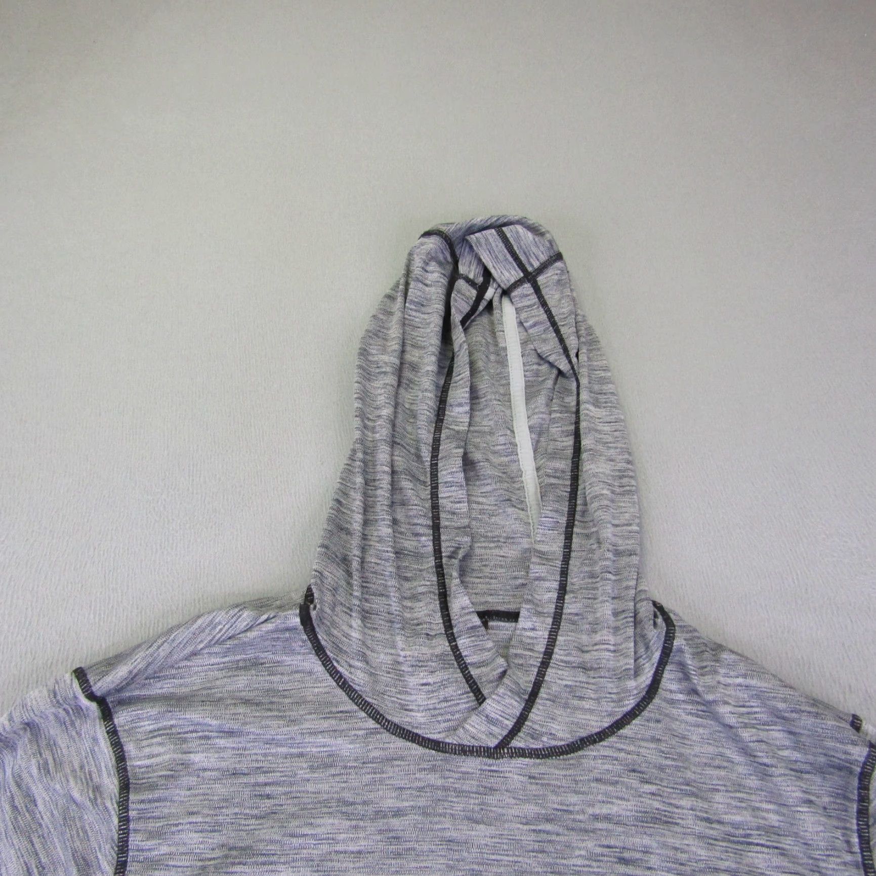 Vintage Zella Hoodie Womens Large Heather Blue Performance Pullover Sweater Athletic Gym Size L / US 10 / IT 46 - 2 Thumbnail