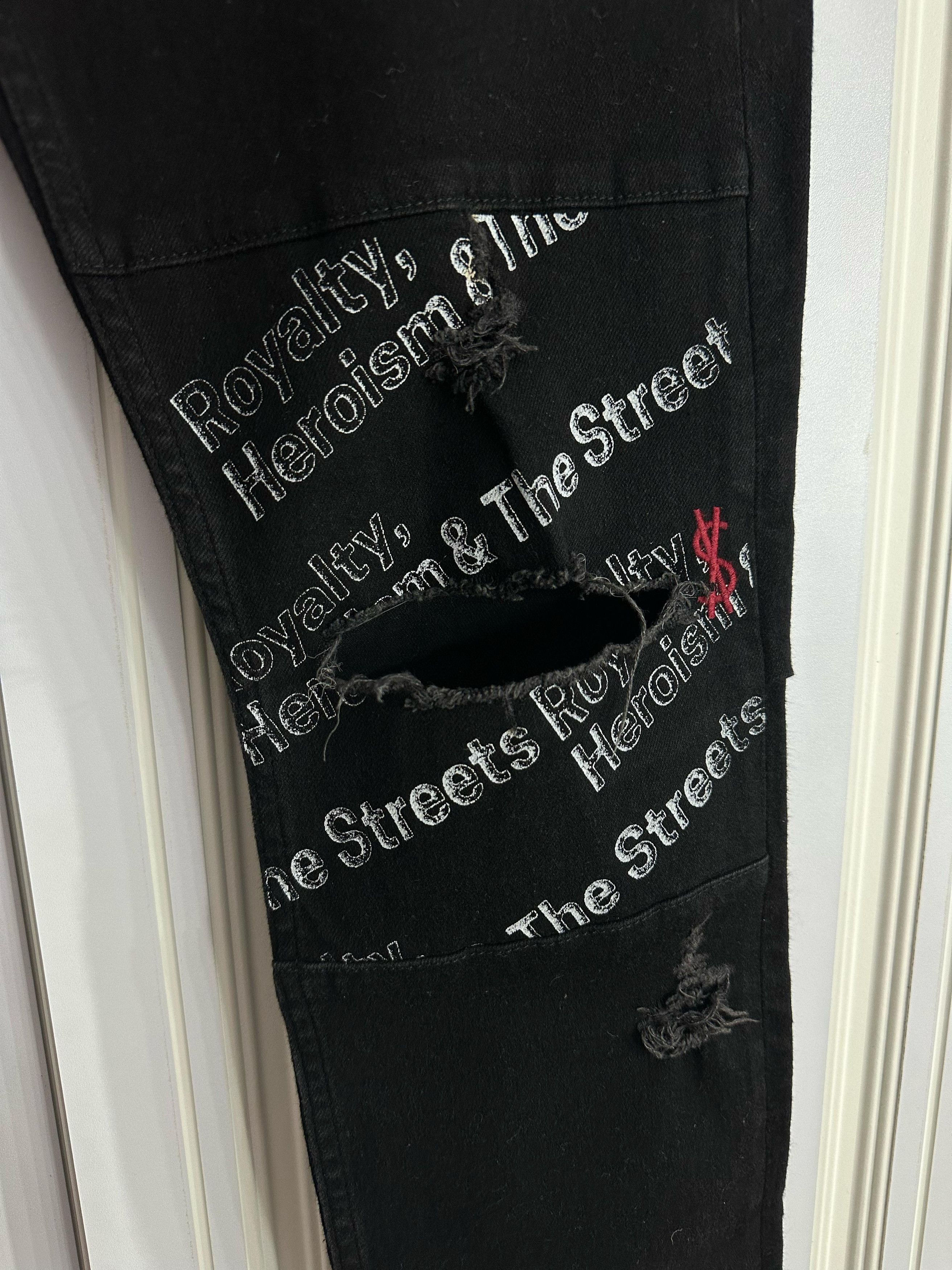 CC000013 Ksubi Jeans in Black Chitch Laid Survive
