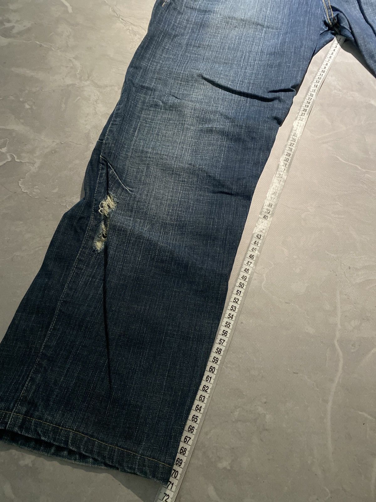 Vintage RARE Archive Faded Destroyed / Number Nine Style / Y2K 90s Size US 32 / EU 48 - 8 Thumbnail