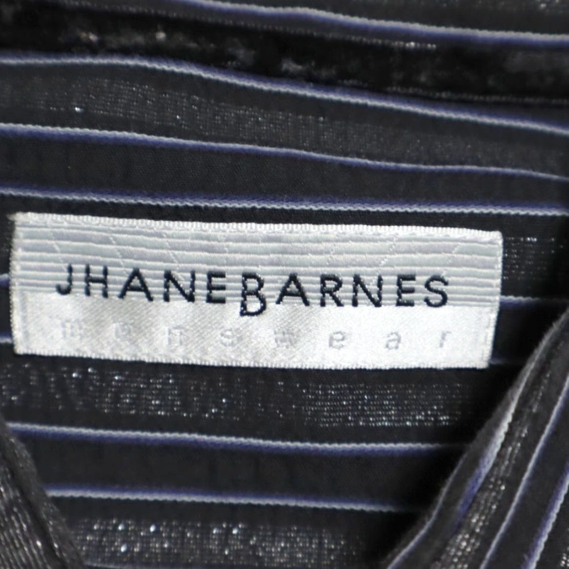 Vintage Jhane Barnes Metal Striped Button Up Shirt Black L Mens Shirt Size US L / EU 52-54 / 3 - 5 Thumbnail