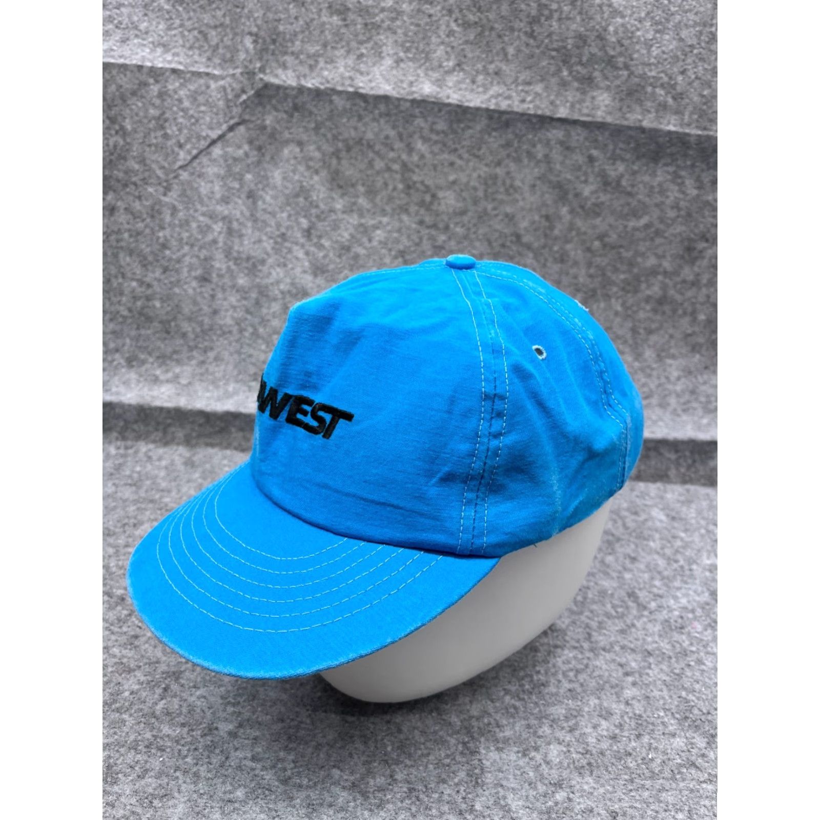 Vintage VINTAGE OwnCo Hat Cap Snapback One Size Blue Outdoor Logo Telephone Service Company Men Adjustable Lightweight Hat Cap Mens Size ONE SIZE - 4 Thumbnail