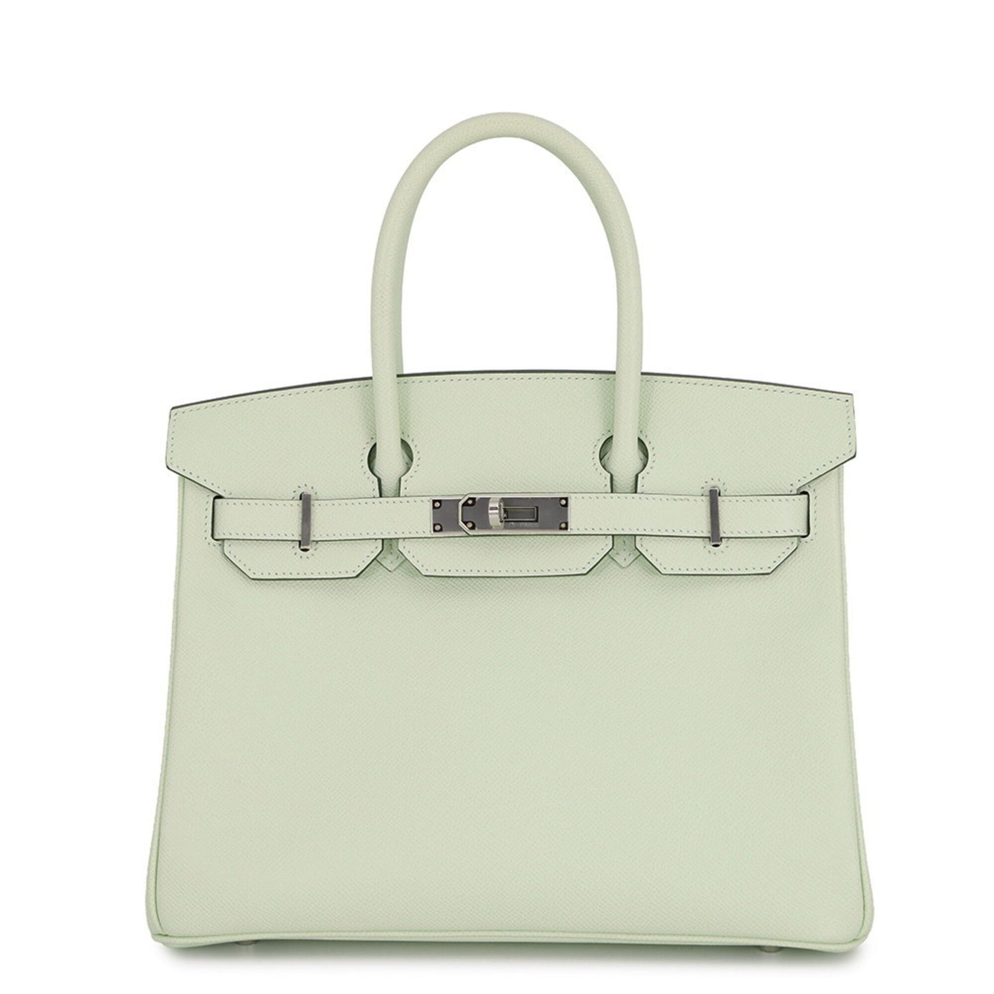 Hermes Hermes Birkin 30 Vert Fizz Epsom B stamp HERMES handbag women's Size ONE SIZE - 1 Thumbnail