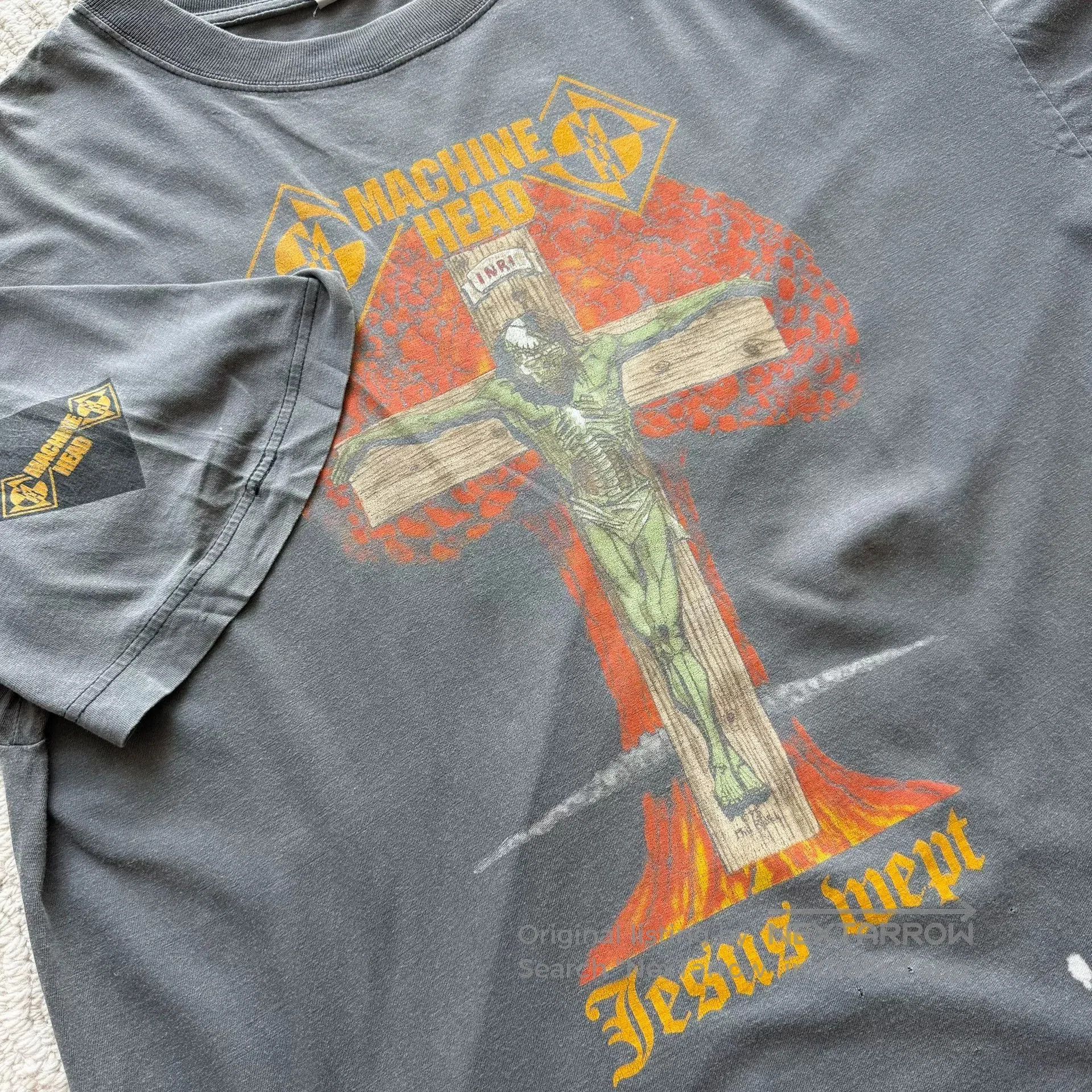 Vintage Vintage 1995 Machine Head Jesus Wept Tee. Size US M / EU 48-50 / 2 - 4 Thumbnail