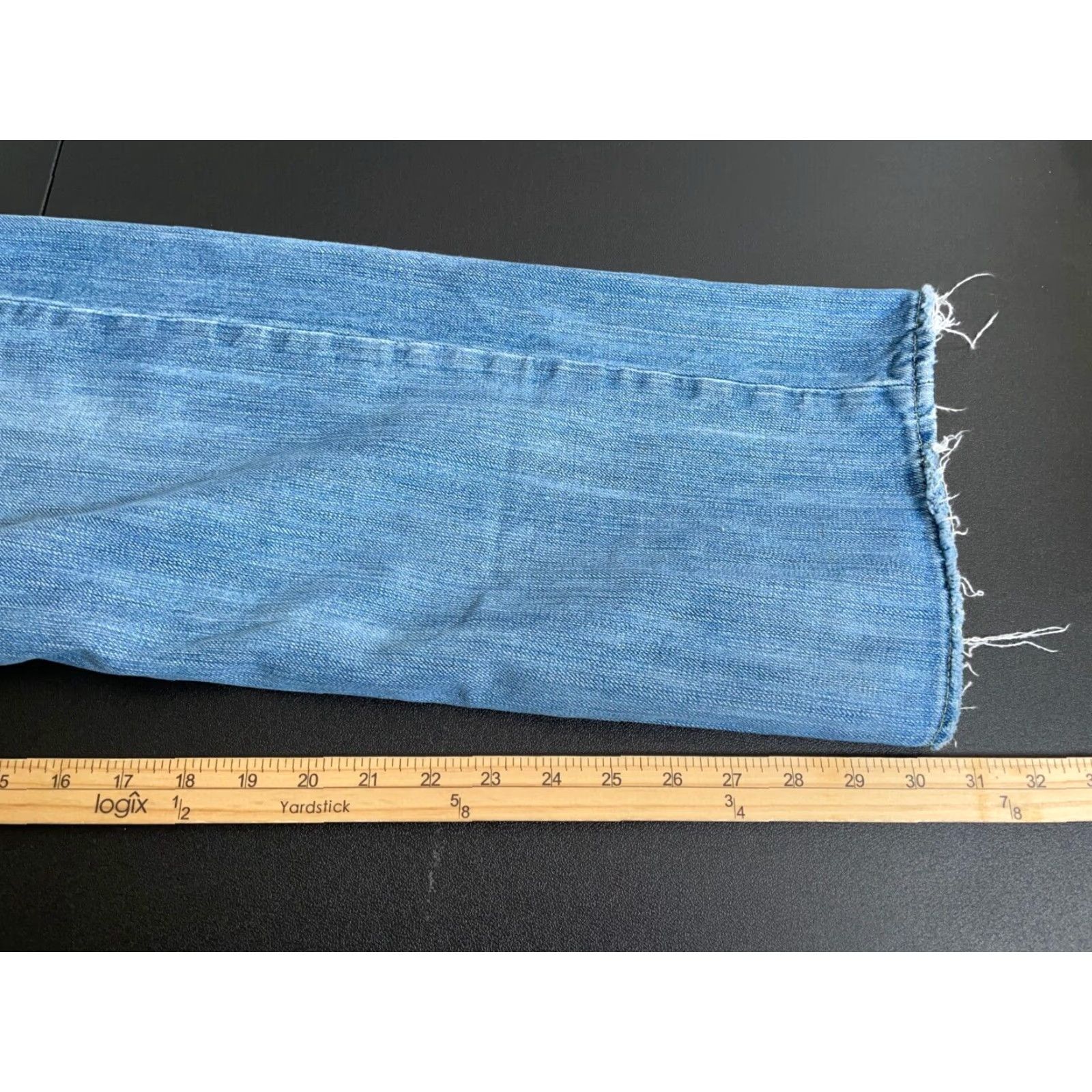Polo Ralph Lauren VTG Polo Ralph Lauren Ashmore Straight Leg Jeans Men's 34 x 30 Blue Frayed Denim Size US S / EU 44-46 / 1 - 7 Thumbnail