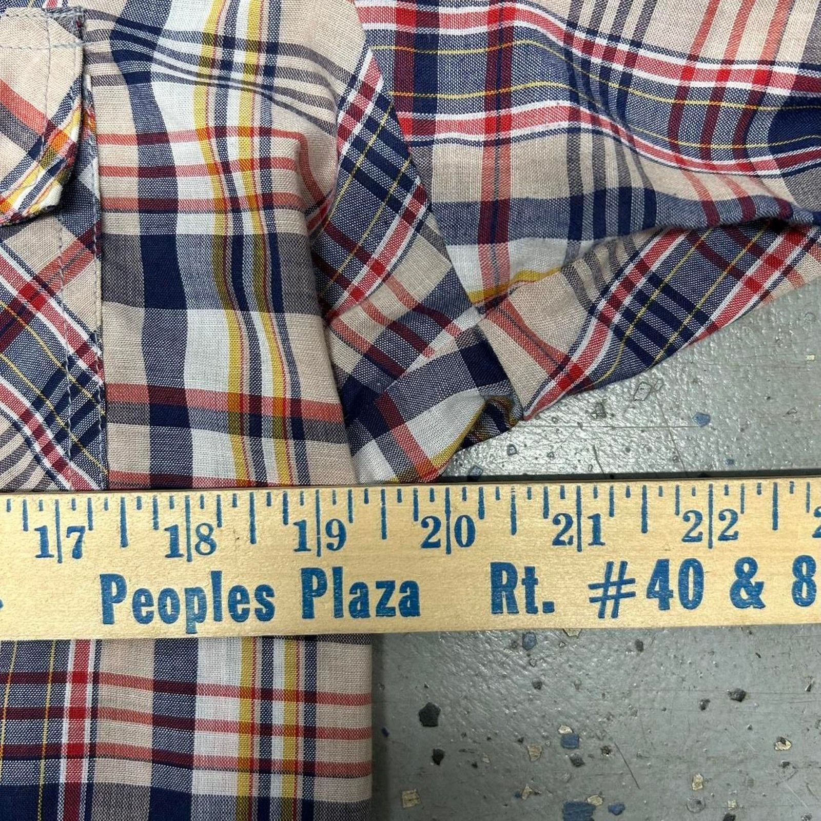 Other VTG 80s plaid flannel shirt Size US L / EU 52-54 / 3 - 4 Thumbnail