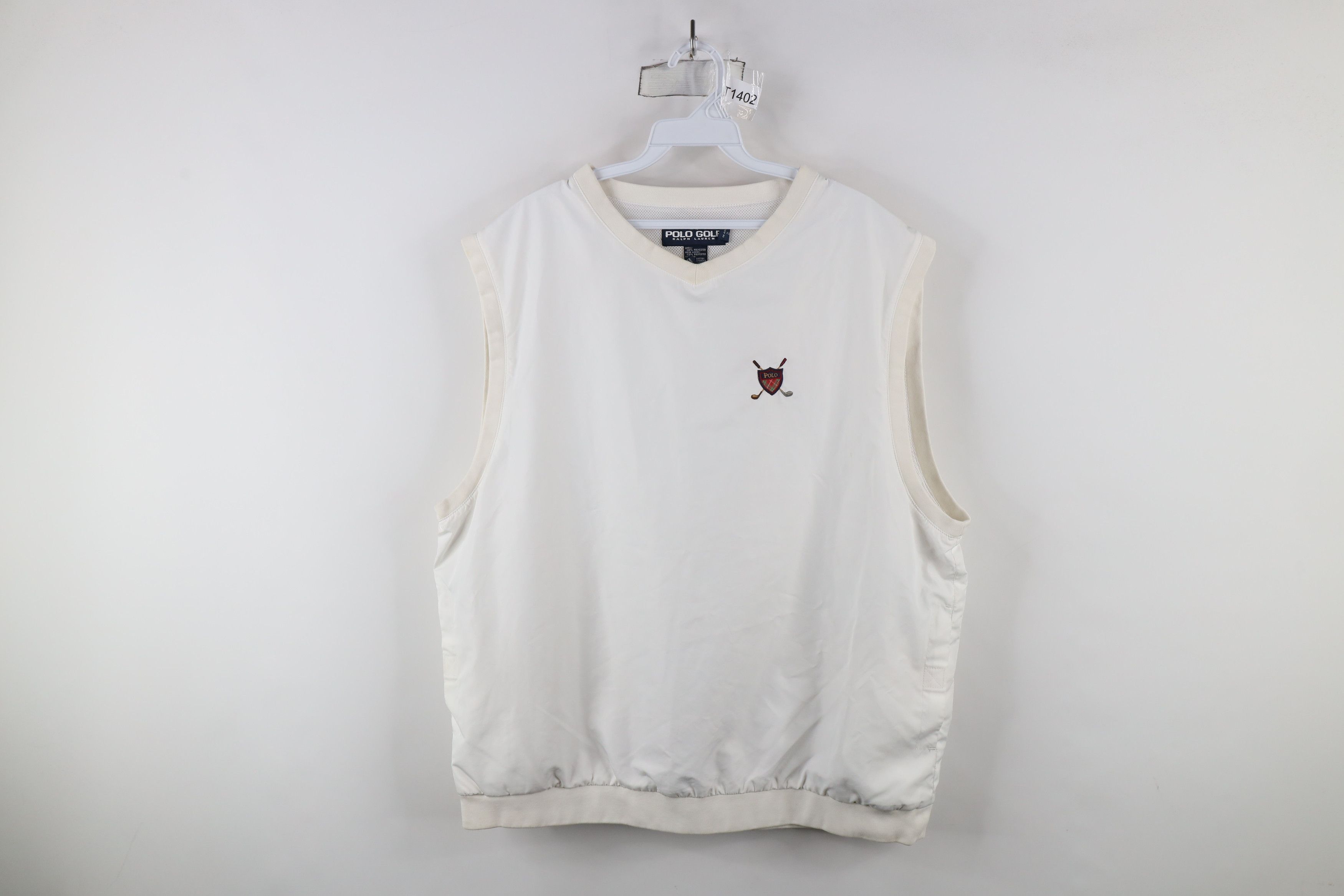 Ralph Lauren × Vintage Vintage 90s Polo Golf Ralph Lauren Lined Windbreaker Vest Size US L / EU 52-54 / 3 - 1 Thumbnail
