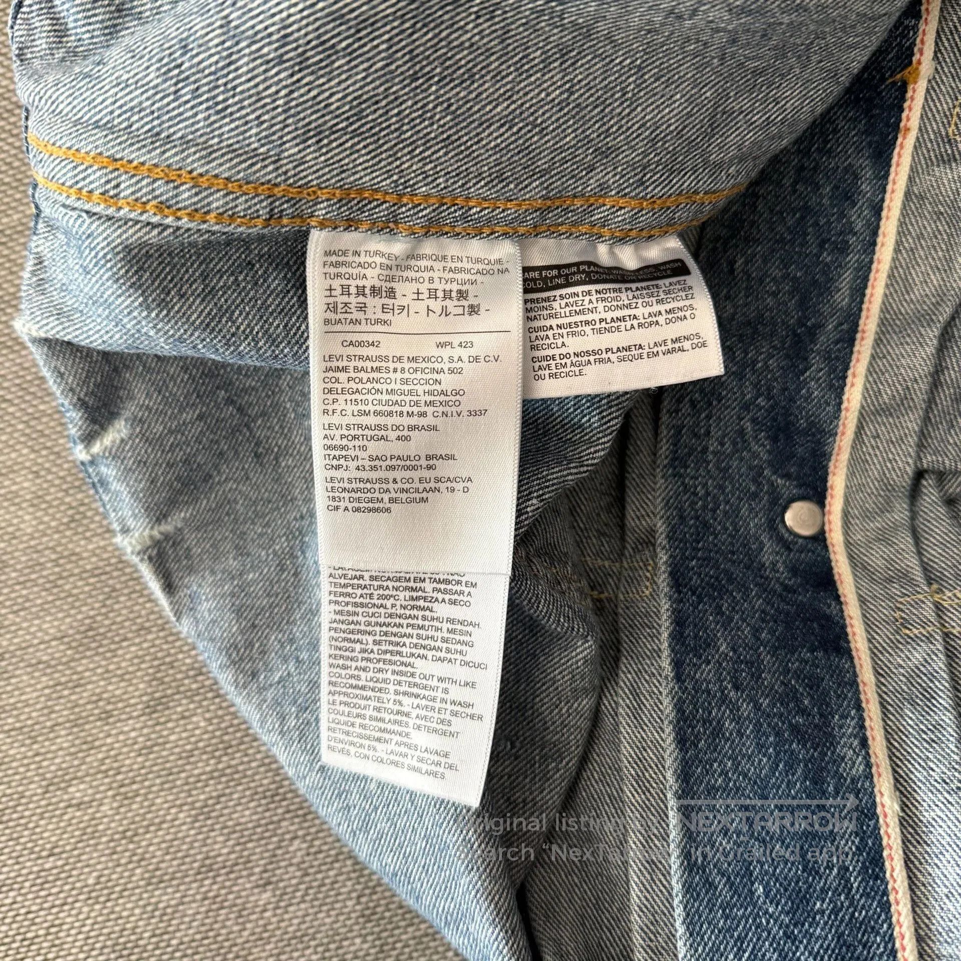 Levi's Vintage Clothing Levi's LVC 507xx Denim Jacket. Size US L / EU 52-54 / 3 - 8 Thumbnail