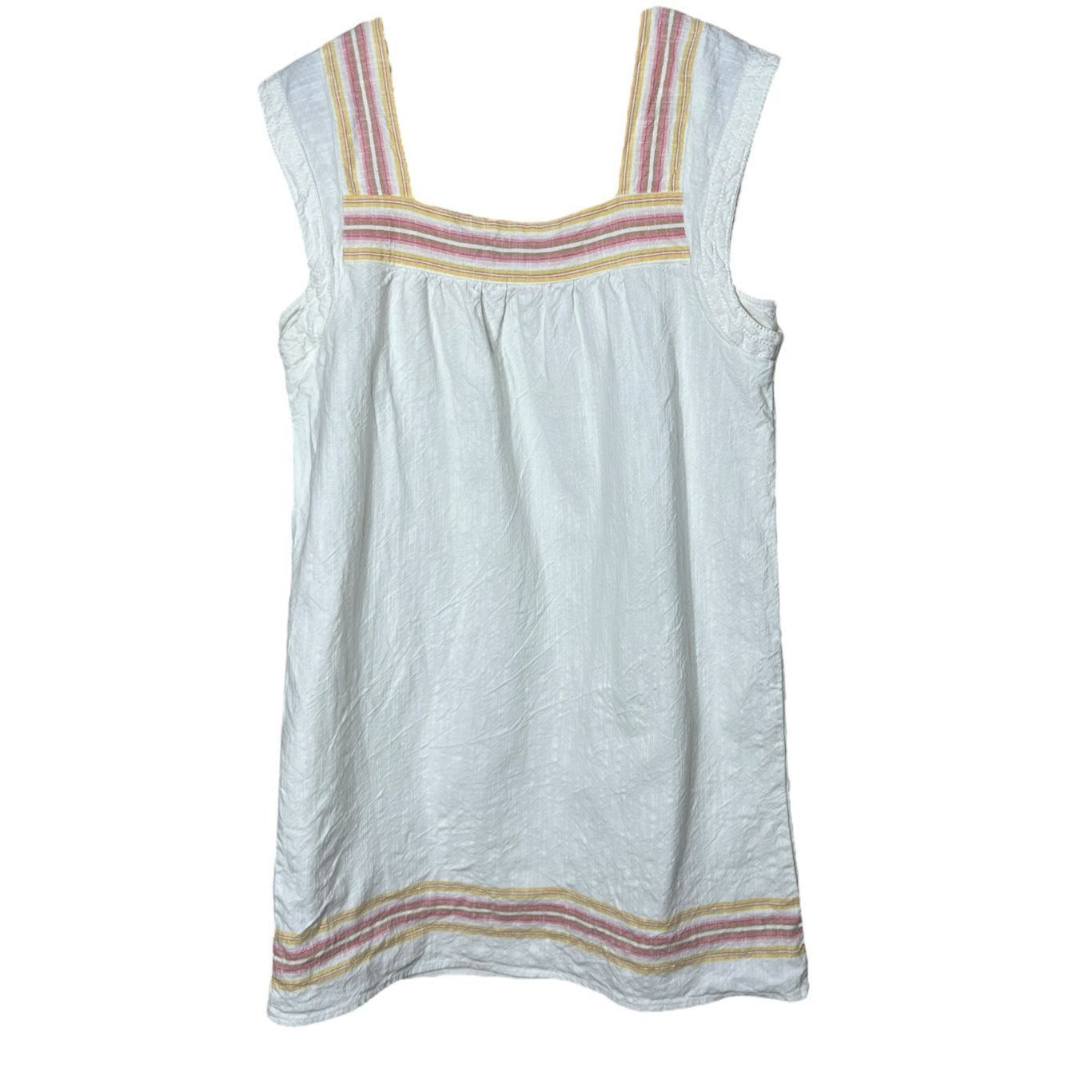 Faherty Faherty Organic Cotton Hailee Shift Dress White Apres Soleil Stripe Size M Size M / US 6-8 / IT 42-44 - 6 Thumbnail