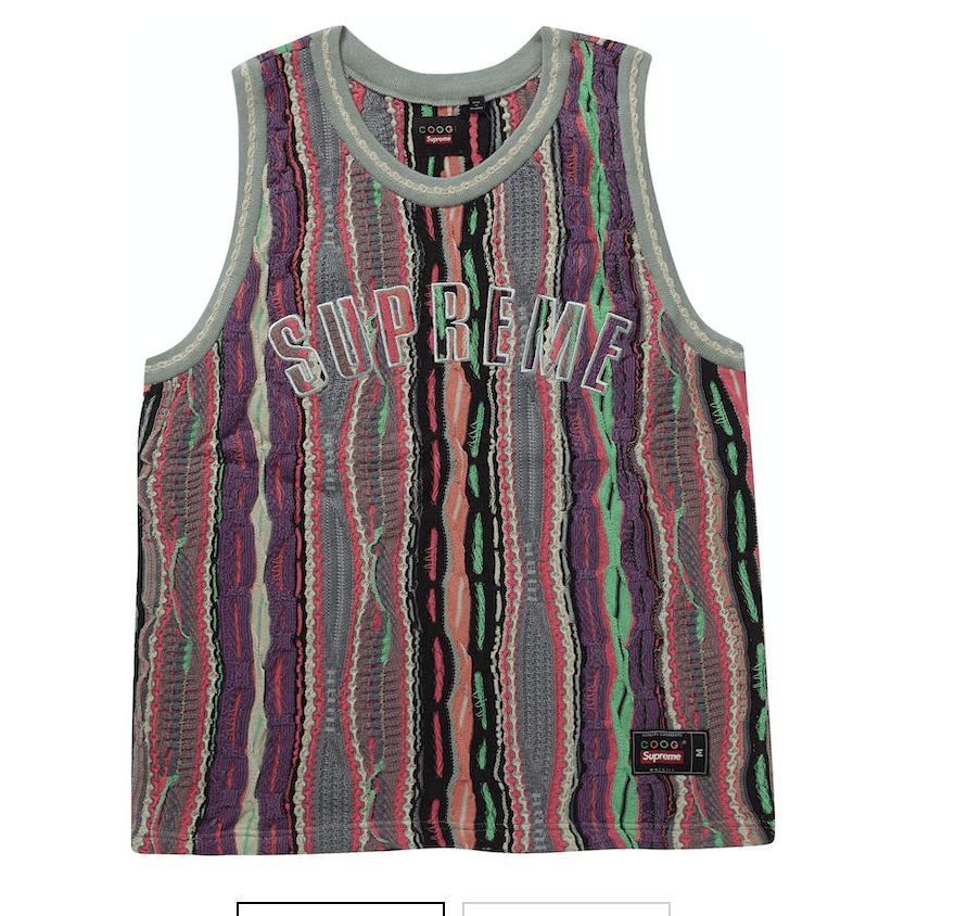 Supreme Knit Basketball Jersey Grailed