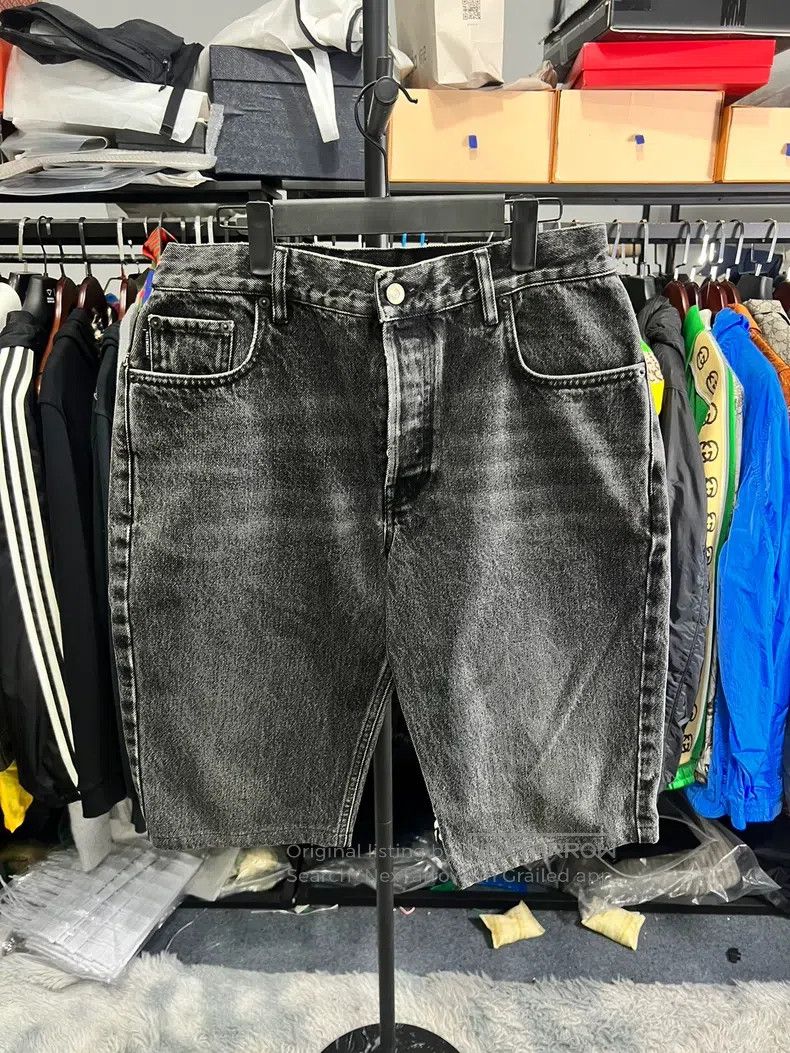 Balenciaga Balenciaga Washed short pants Size US 32 / EU 48 - 1 Thumbnail