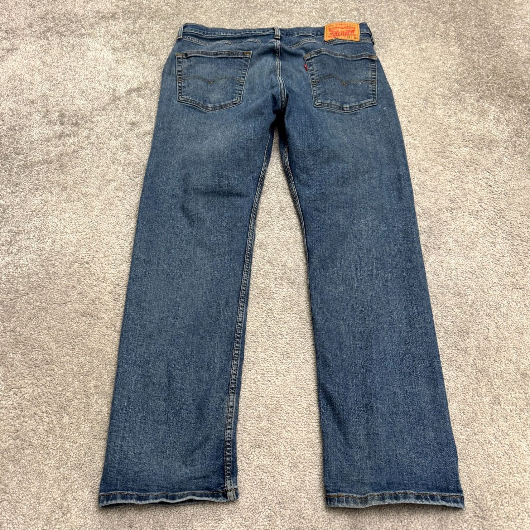 Levi's Levi's 506 Straight Jeans Mens 36x29 Blue Medium Wash Denim Casual Ultra-Comfort Regular Fit Cotton Blend Size US 36 / EU 52 - 2 Thumbnail
