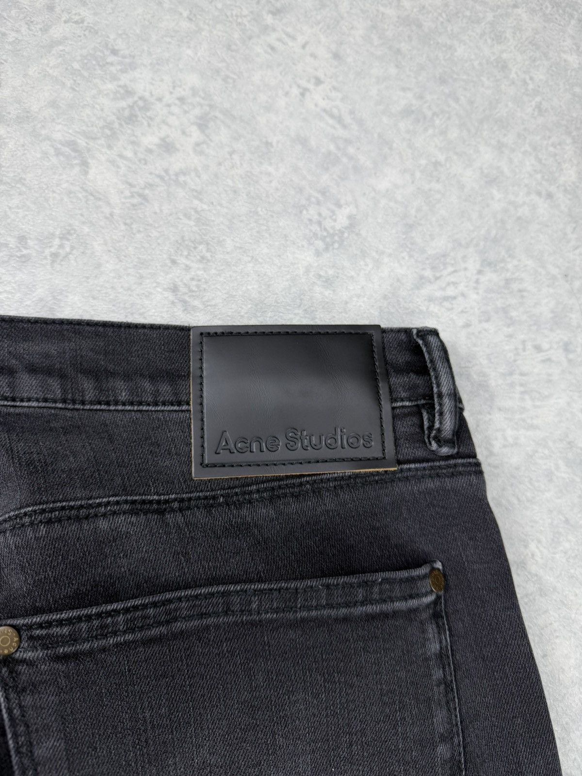Acne Studios Acne Studios Max Used Black Denim Pants Size 32x32 Size US 32 / EU 48 - 11 Thumbnail
