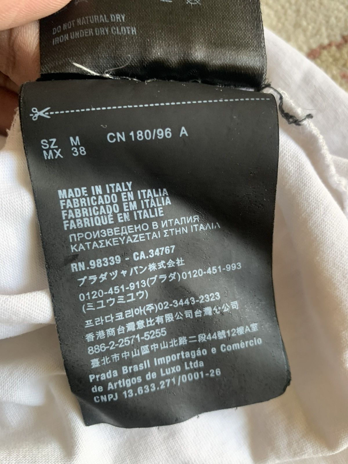 Prada Prada pocket t shirt Size US M / EU 48-50 / 2 - 9 Thumbnail
